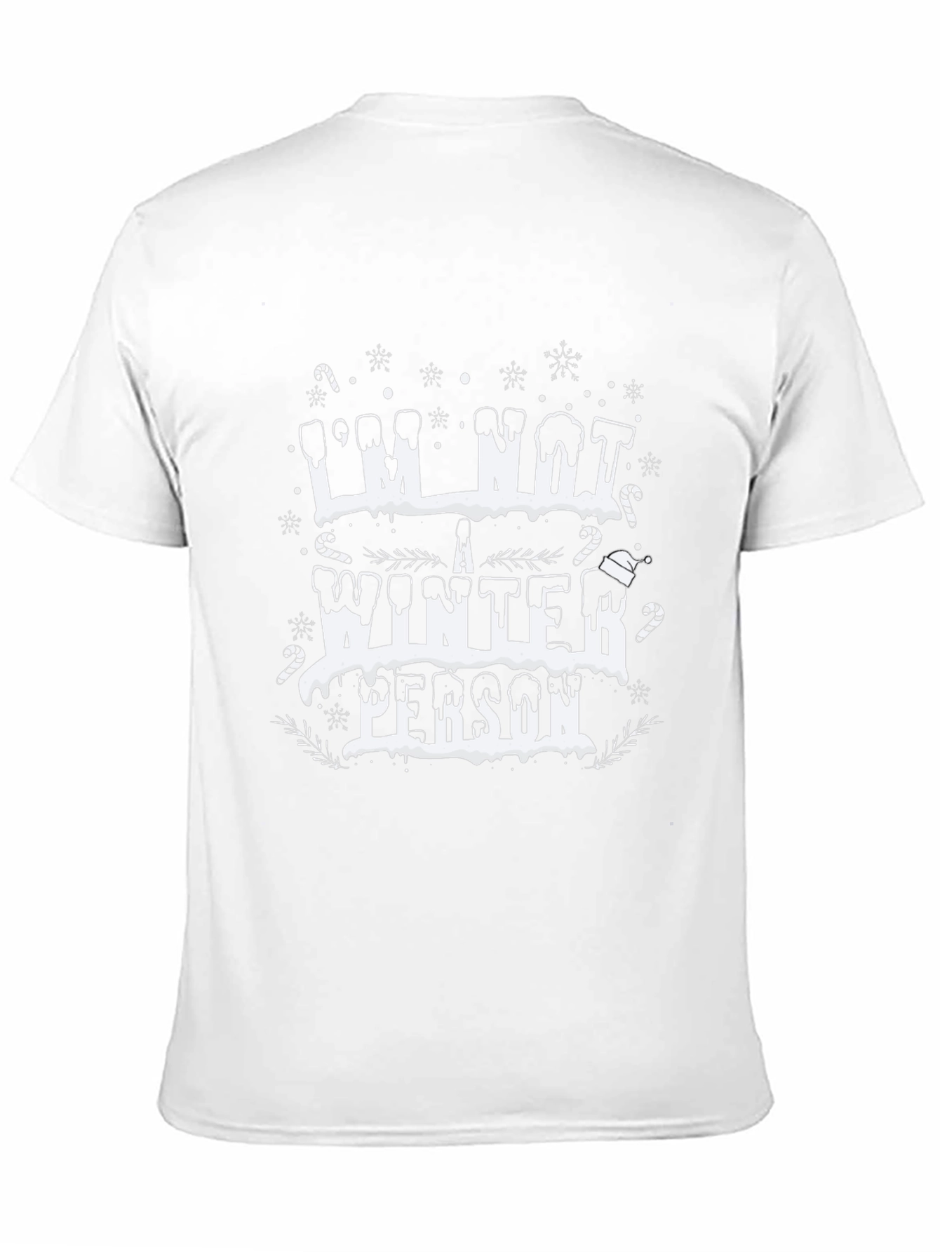 Im Not a Winter Person Black Graphic Tee