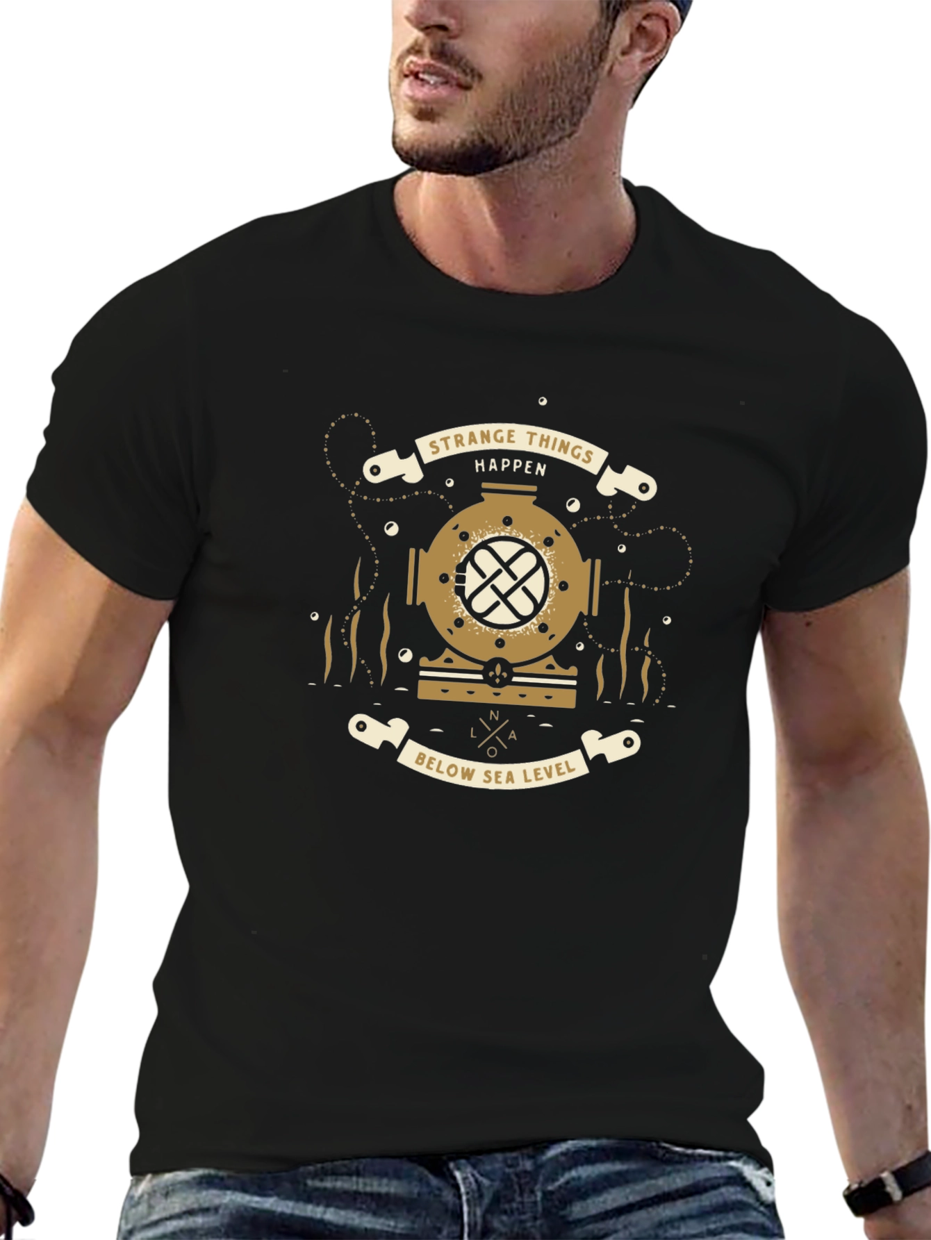 Strange Things Happen Below Sea Level T-Shirt