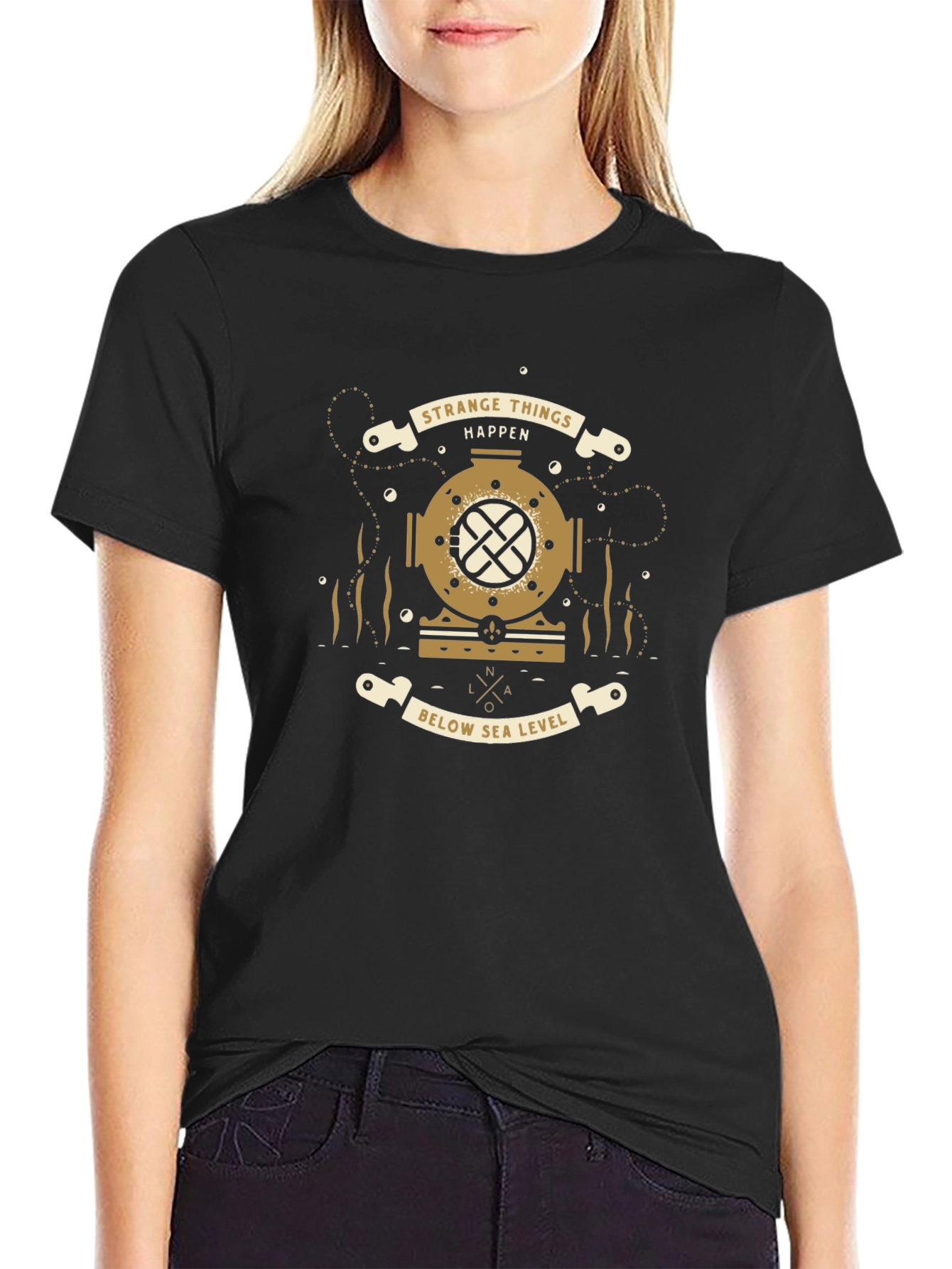 Strange Things Happen Below Sea Level T-Shirt