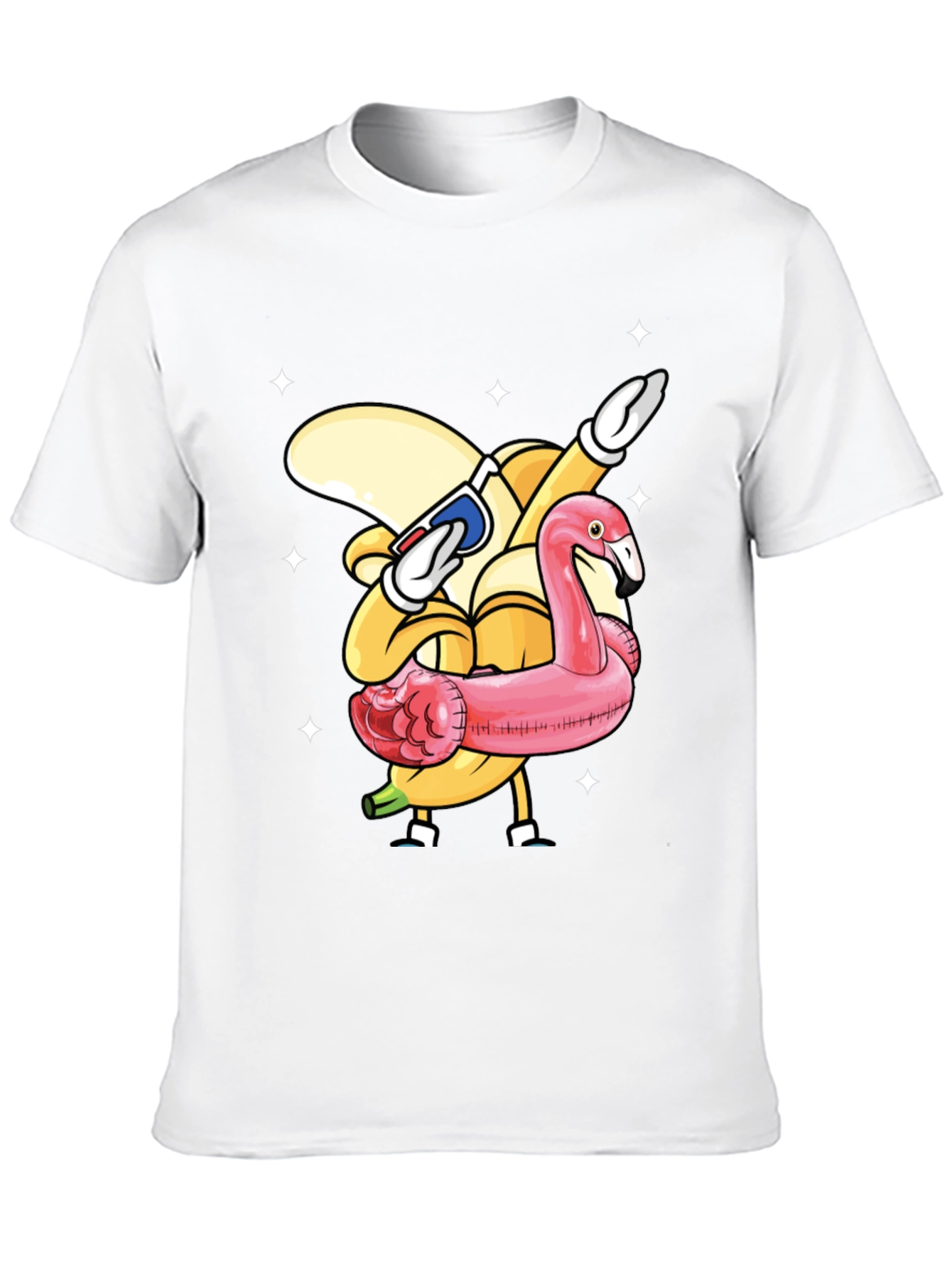 Fun Banana Flamingo T-Shirt