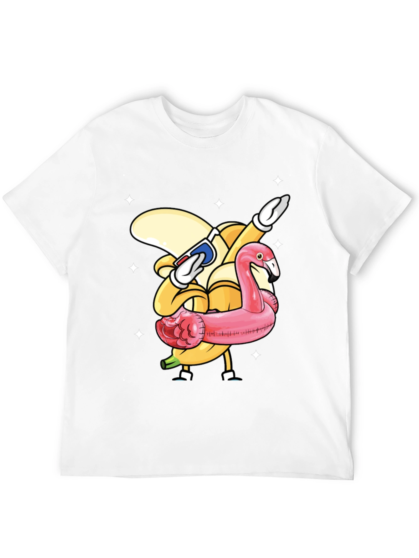 Fun Banana Flamingo T-Shirt