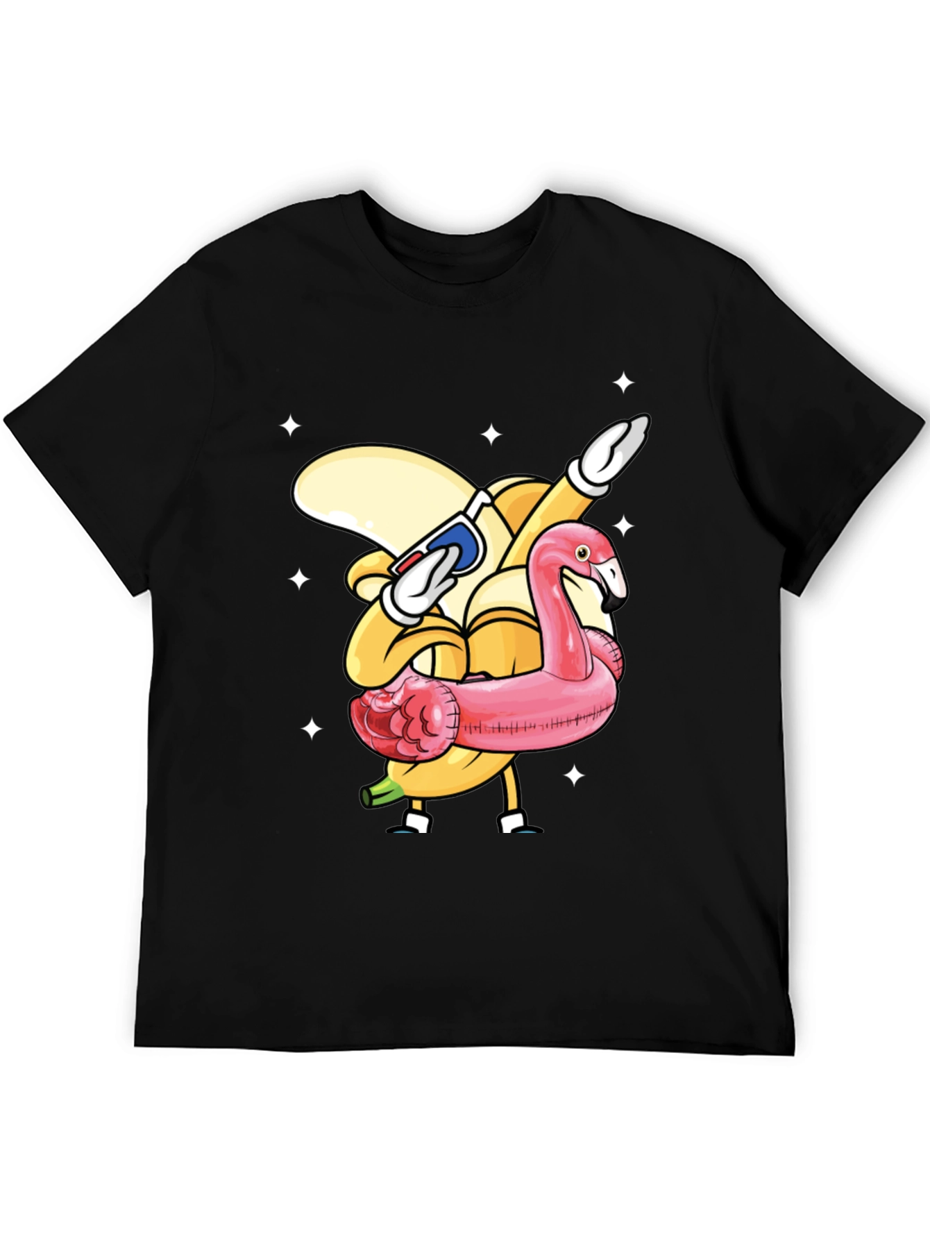 Fun Banana Flamingo T-Shirt