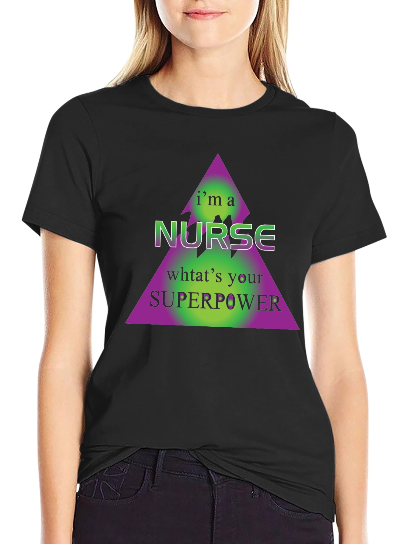 Nurse Superpower Graphic Tee