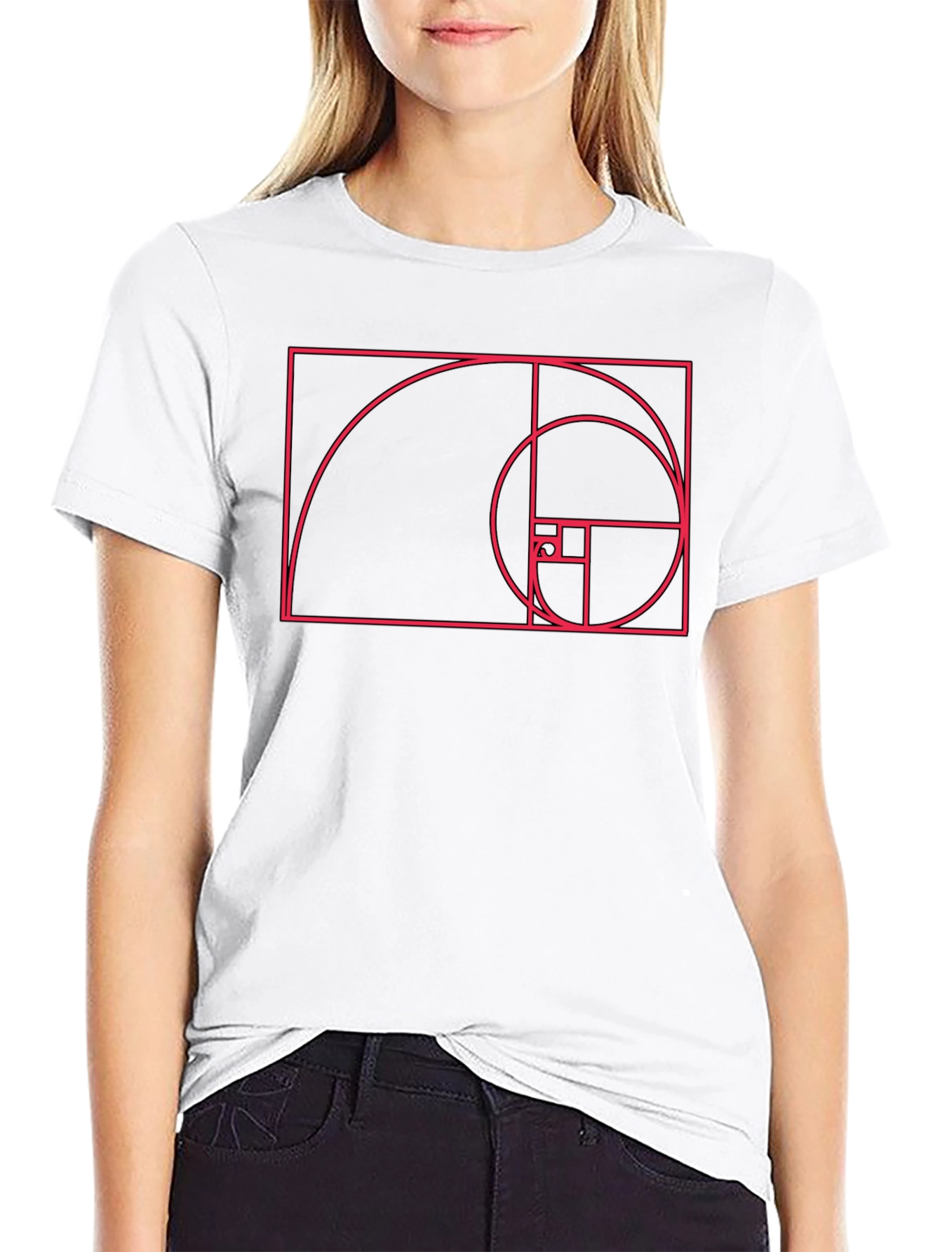 Fibonacci Sequence Graphic Tee - Stylish Math Design
