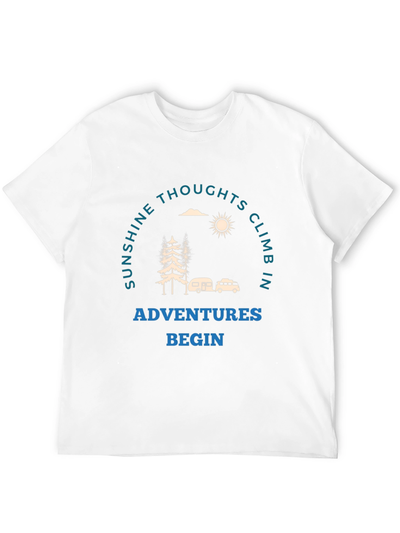 Adventure Begins Graphic T-Shirt