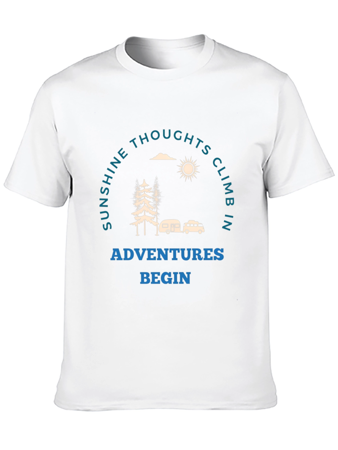 Adventure Begins Graphic T-Shirt