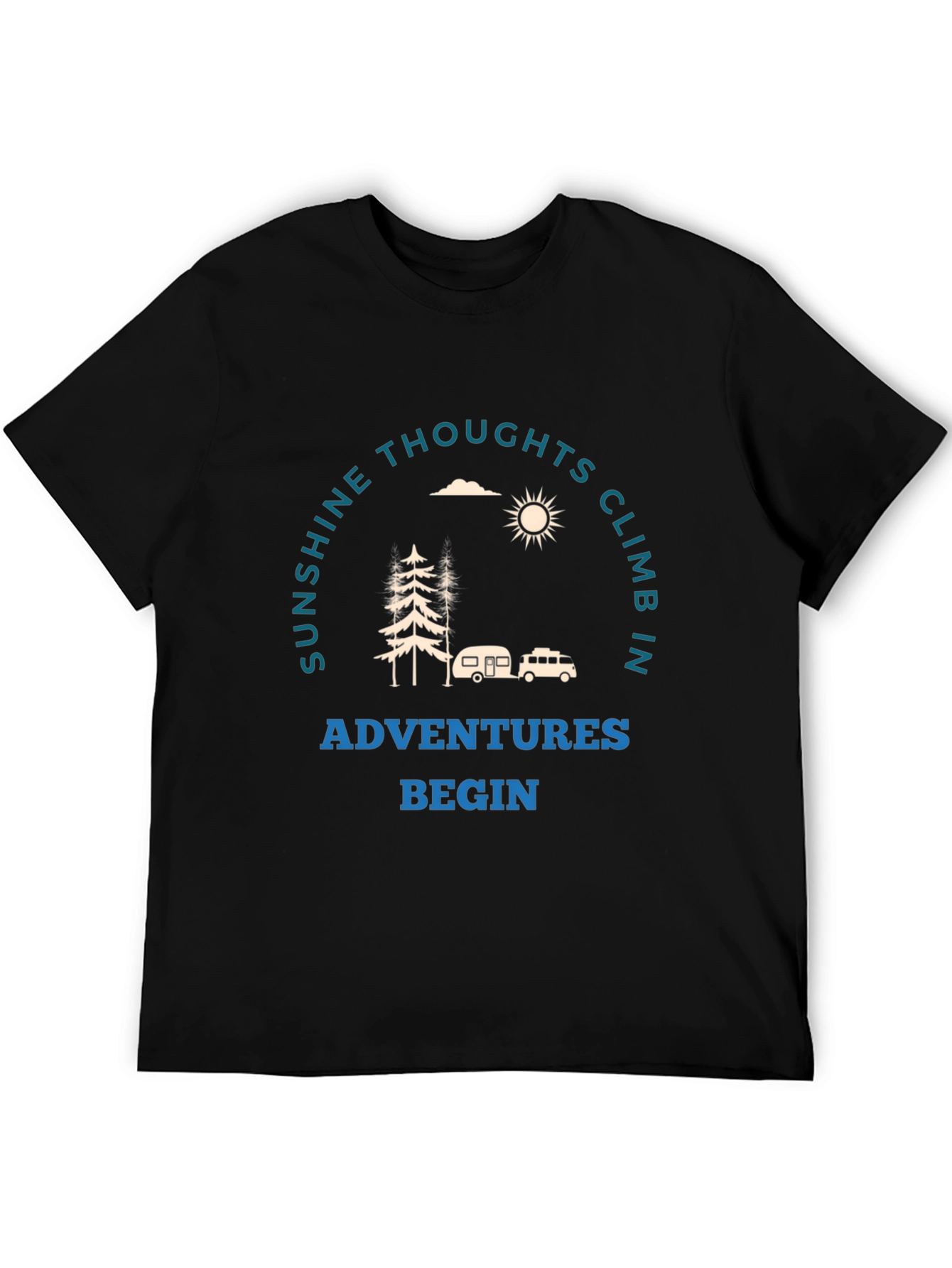 Adventure Begins Graphic T-Shirt
