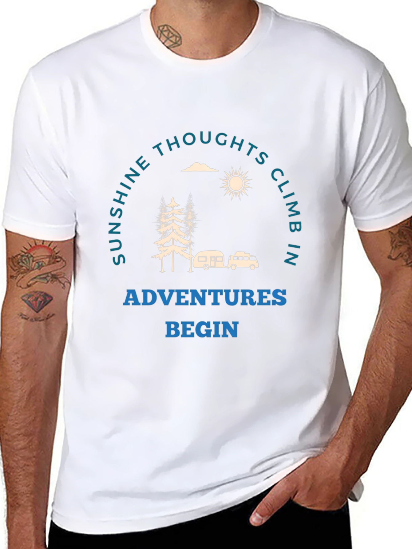Adventure Begins Graphic T-Shirt