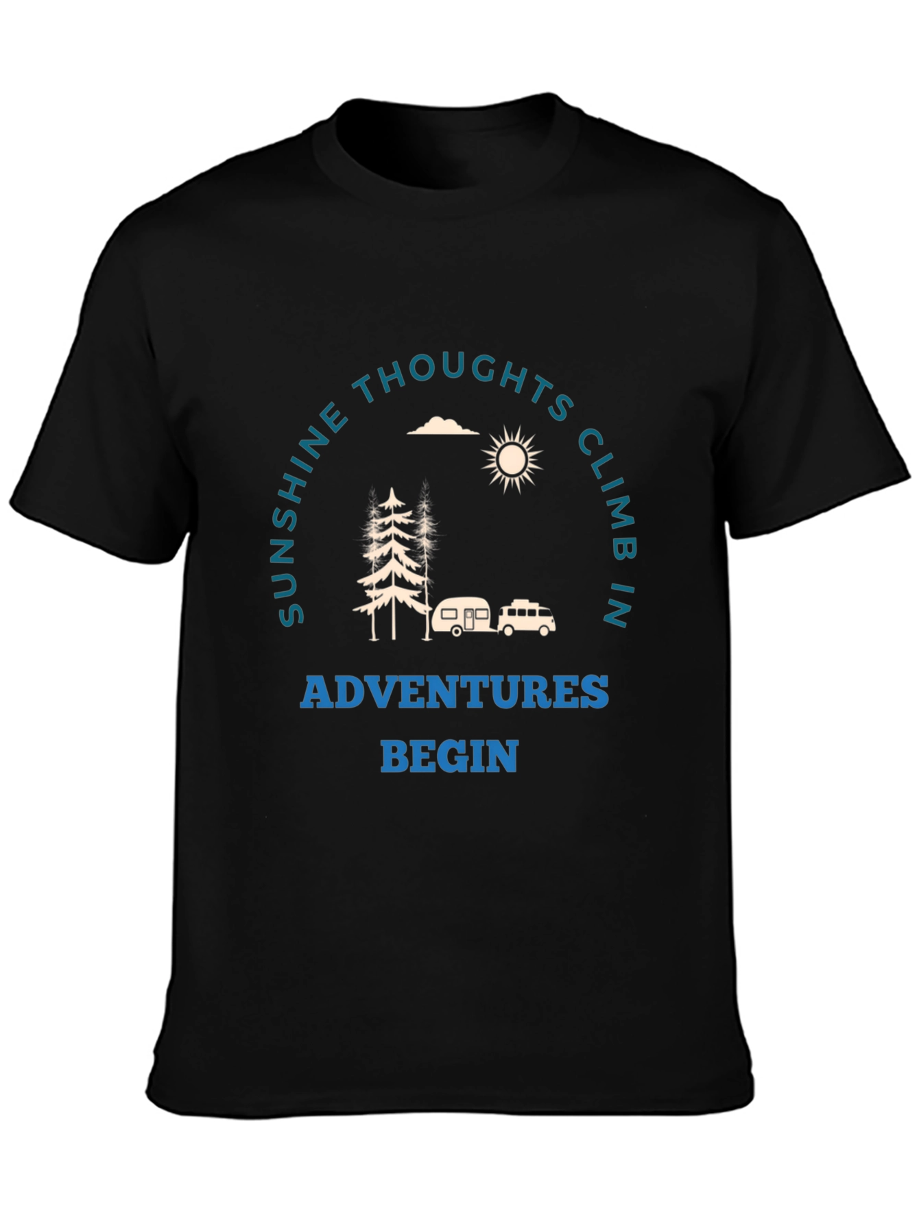 Adventure Begins Graphic T-Shirt