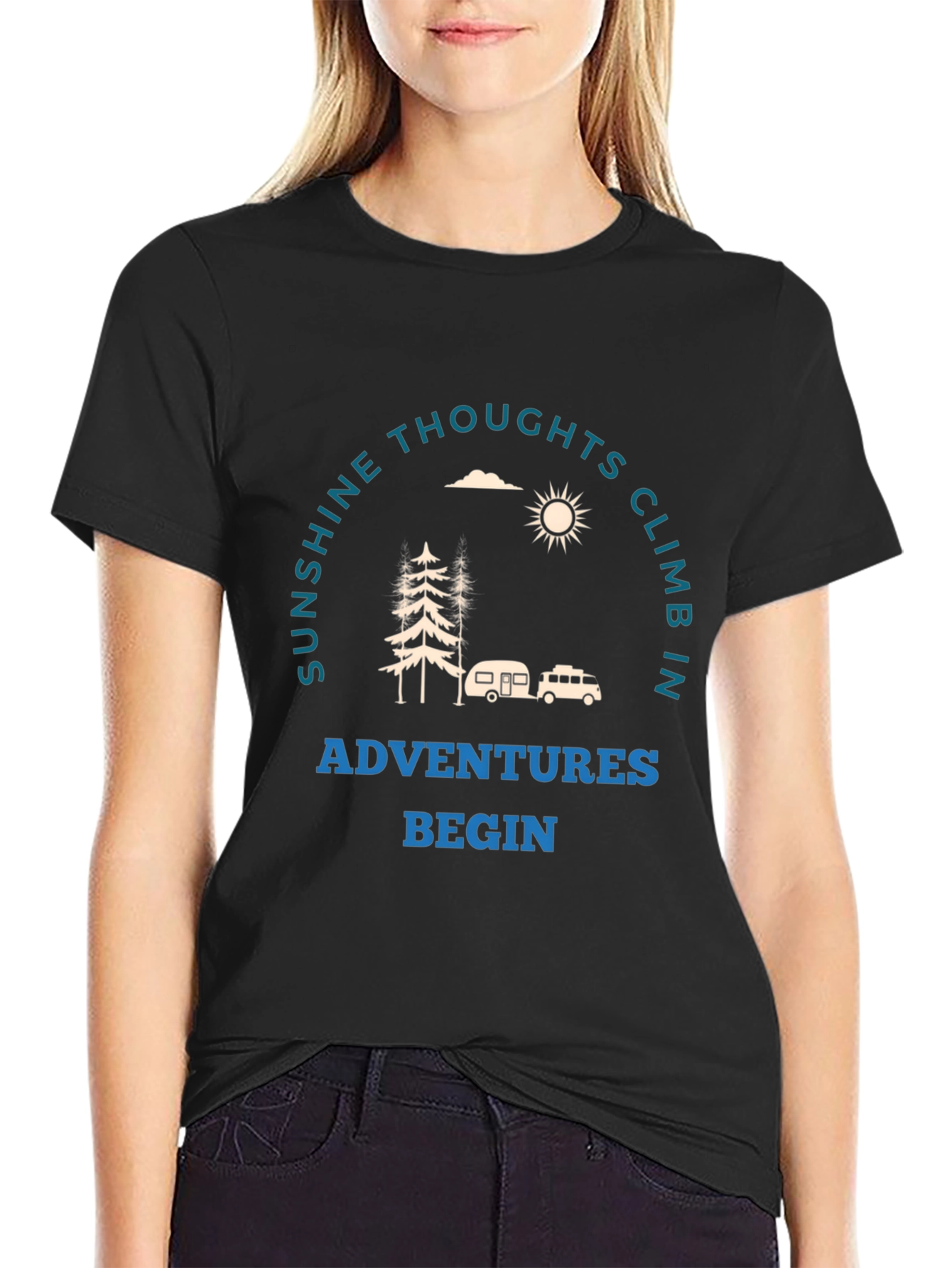 Adventure Begins Graphic T-Shirt