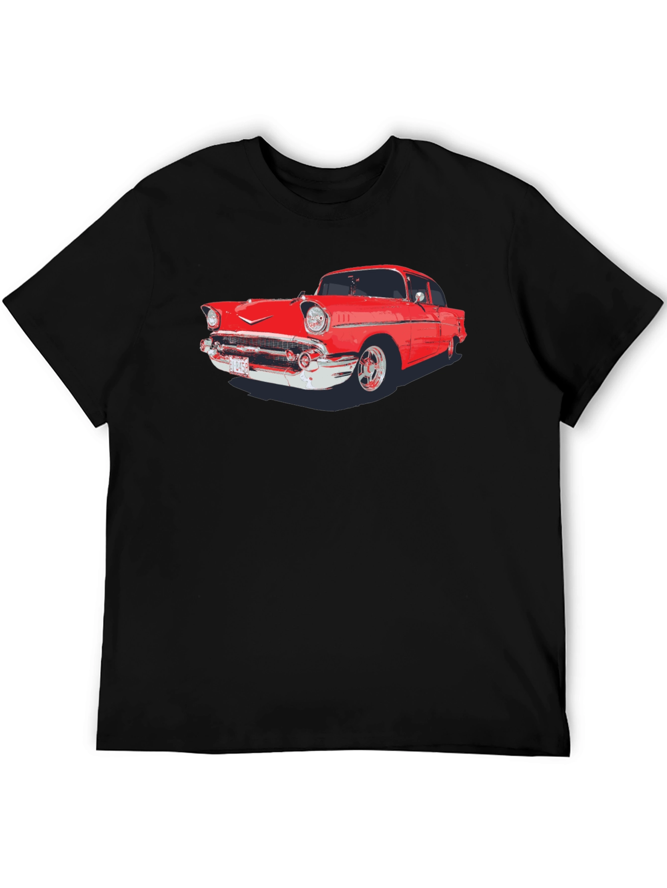 Classic Car Graphic T-Shirt - Retro Style