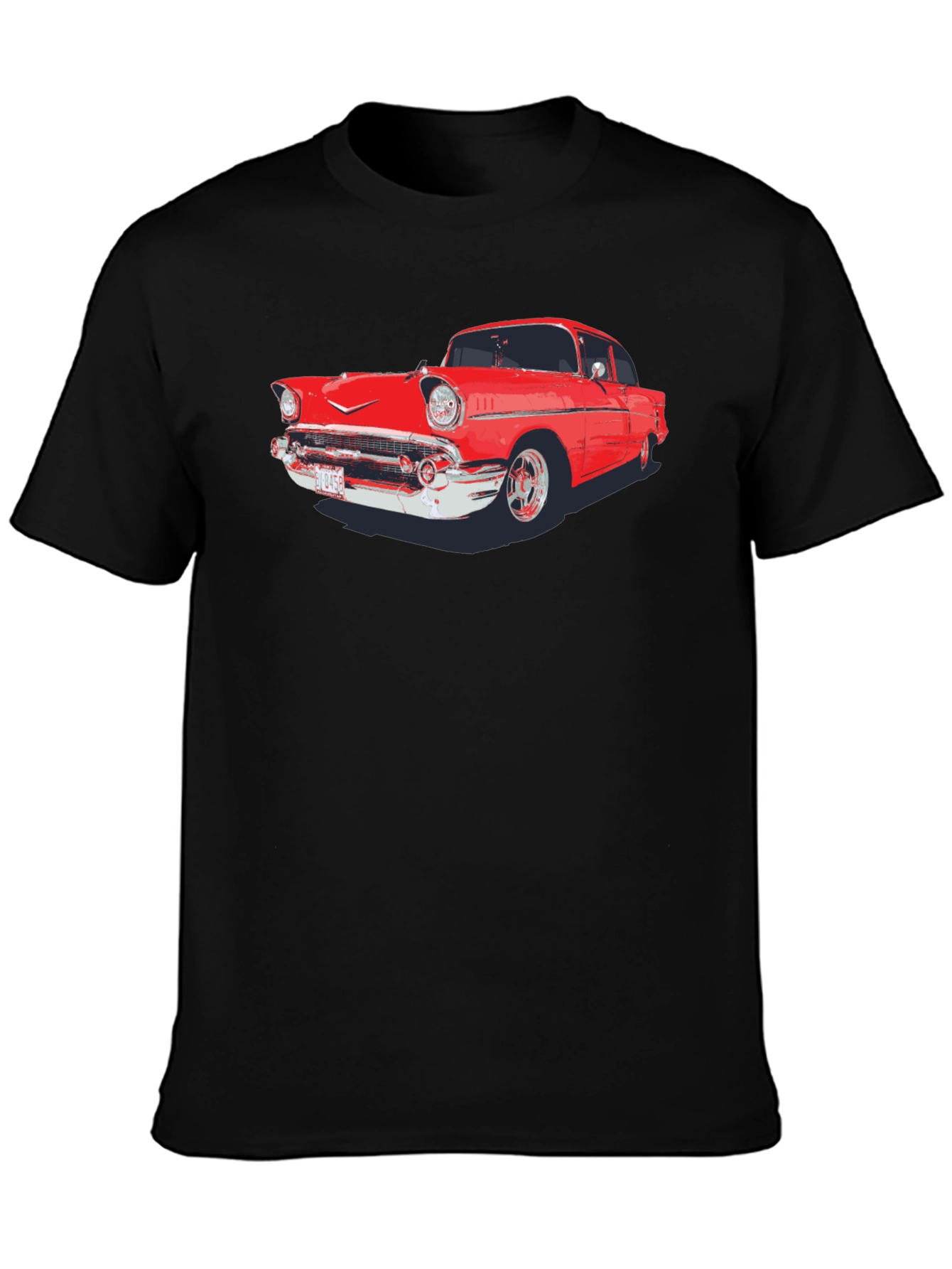Classic Car Graphic T-Shirt - Retro Style