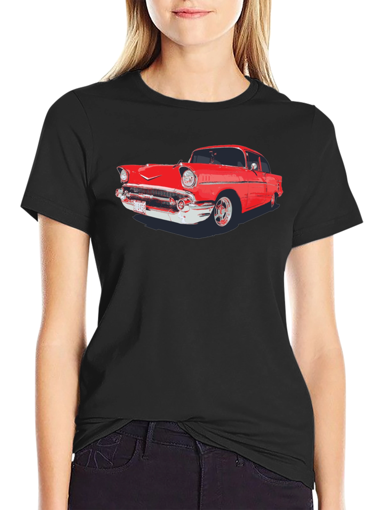 Classic Car Graphic T-Shirt - Retro Style