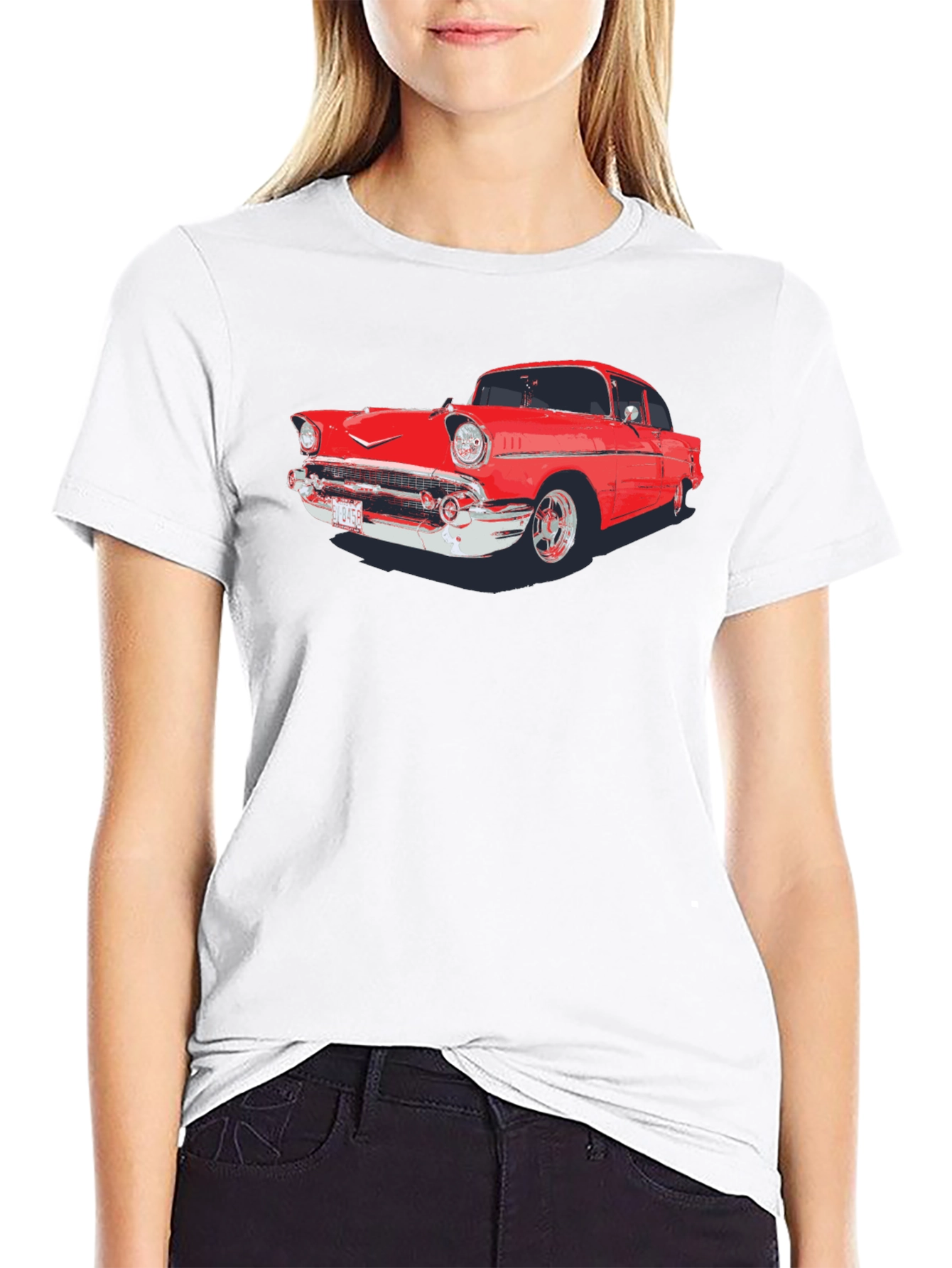 Classic Car Graphic T-Shirt - Retro Style