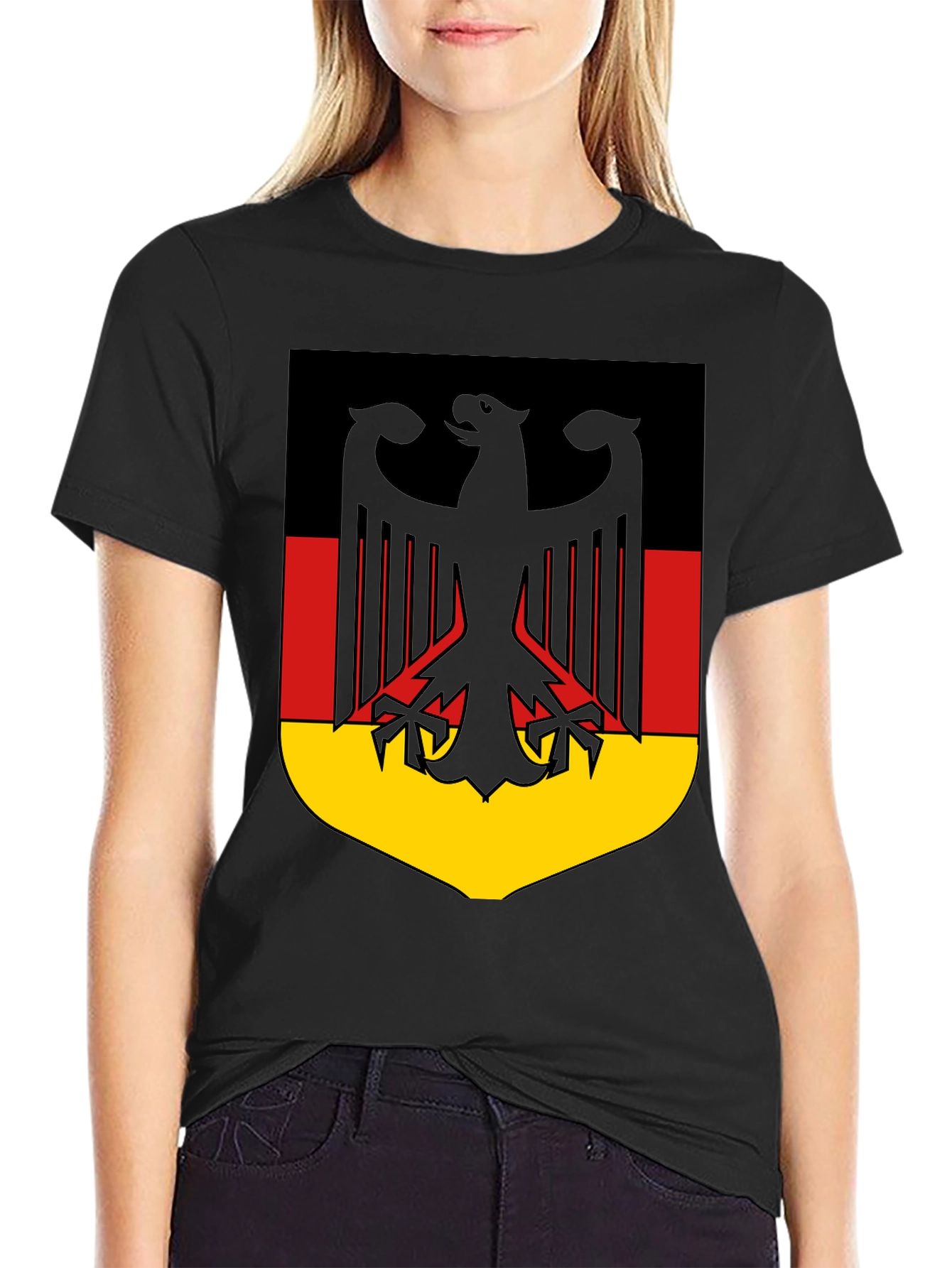 German Flag Eagle Crest T-Shirt