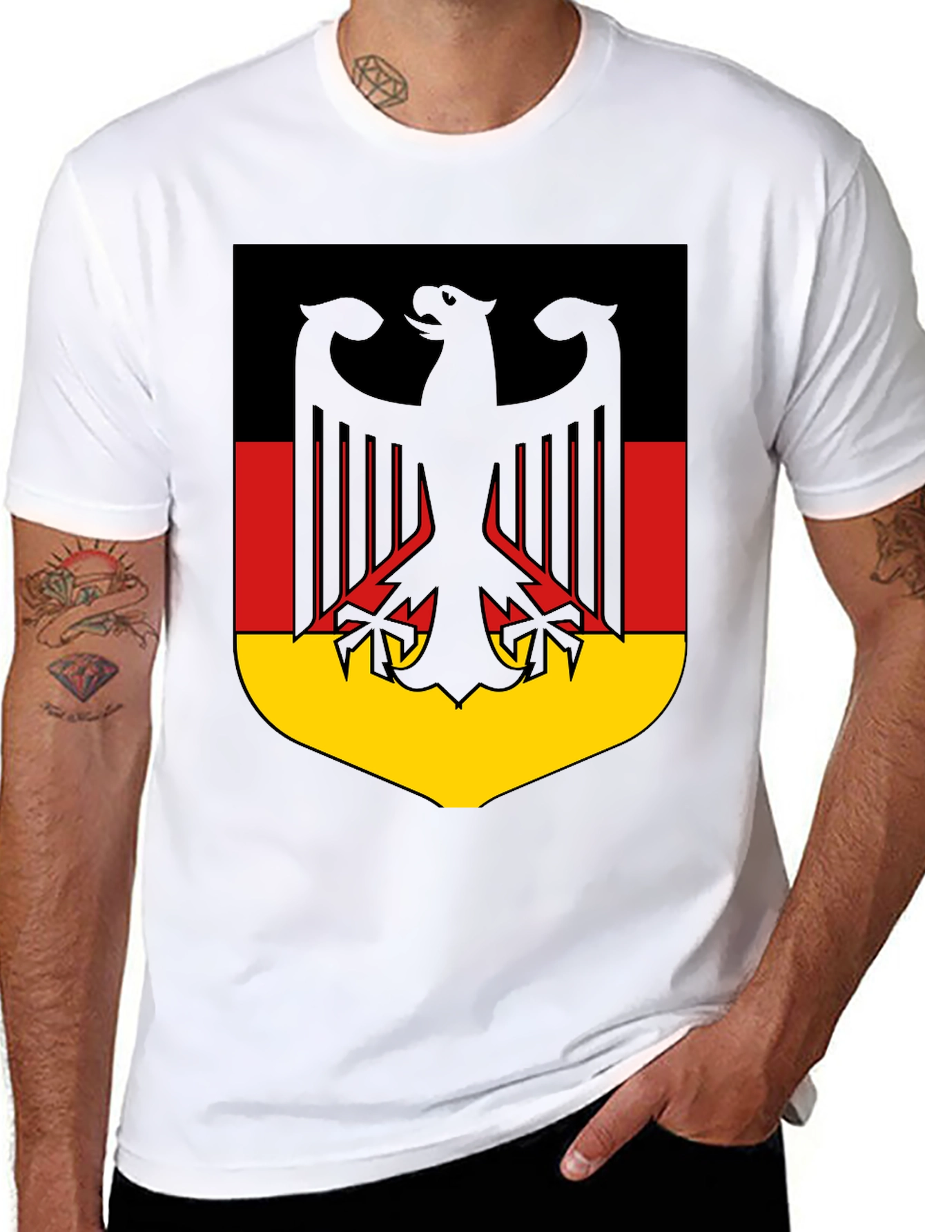 German Flag Eagle Crest T-Shirt