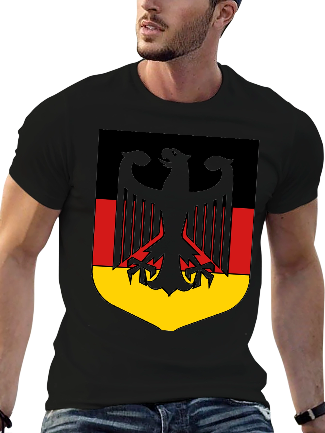 German Flag Eagle Crest T-Shirt
