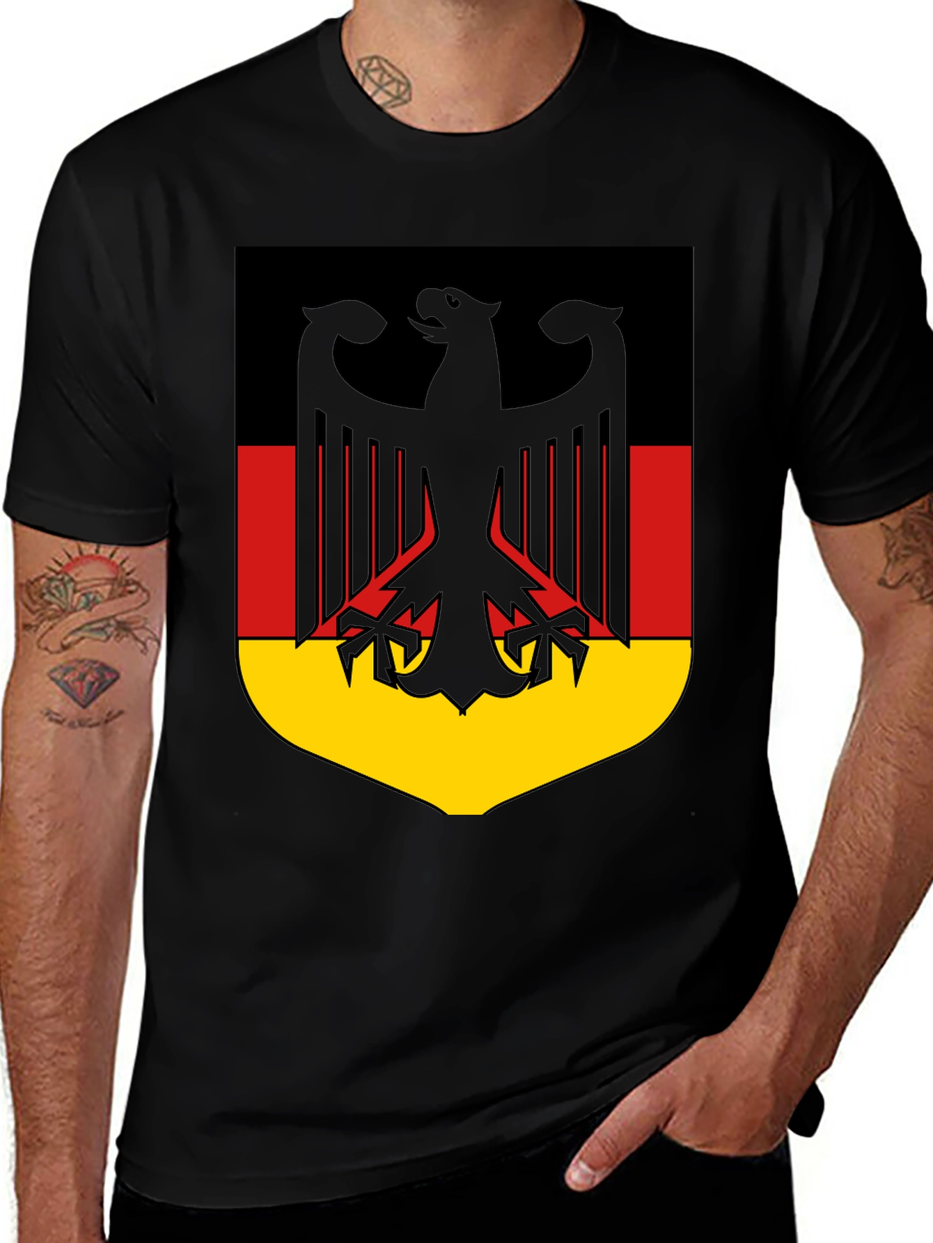 German Flag Eagle Crest T-Shirt