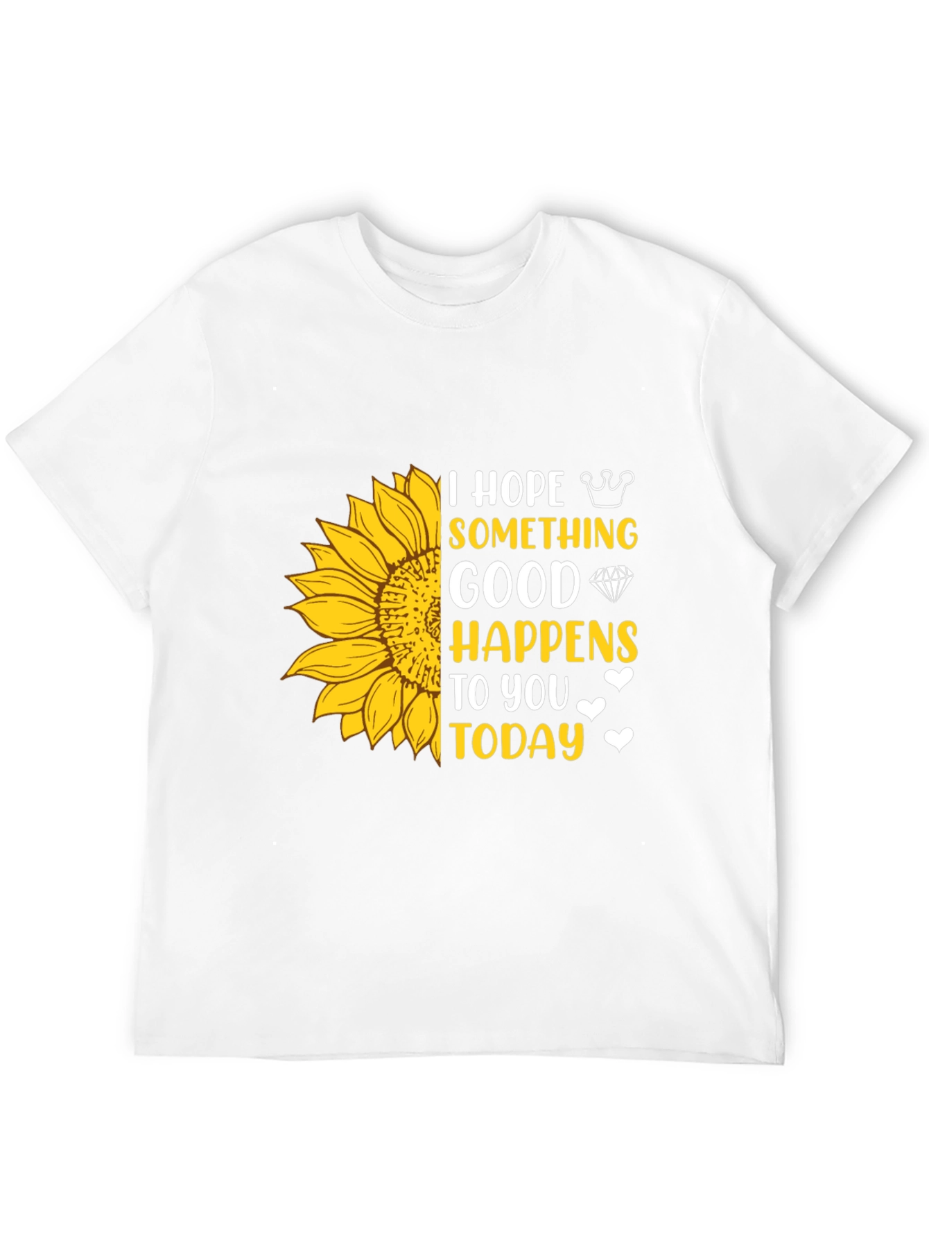 Sunflower Graphic T-Shirt - Hope Something Good Happens