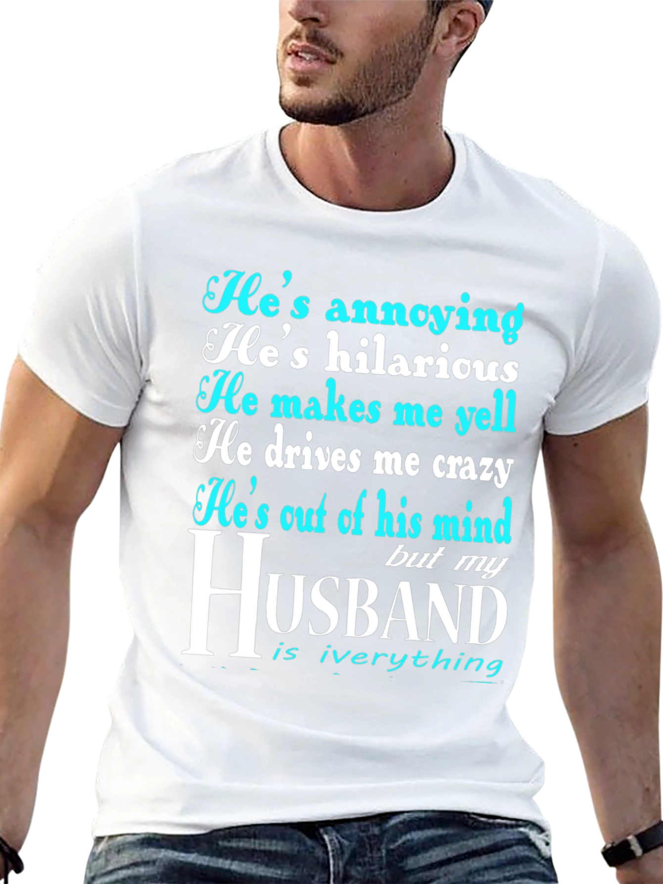 Husband Graphic Novelty T-Shirt