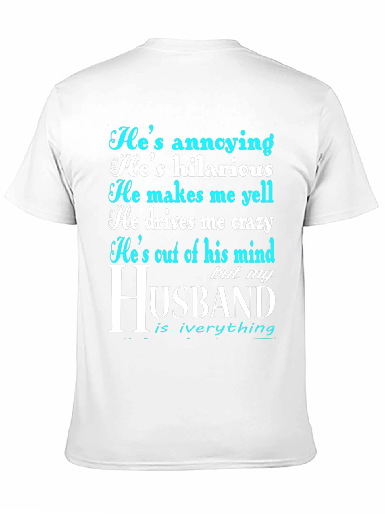 Husband Graphic Novelty T-Shirt