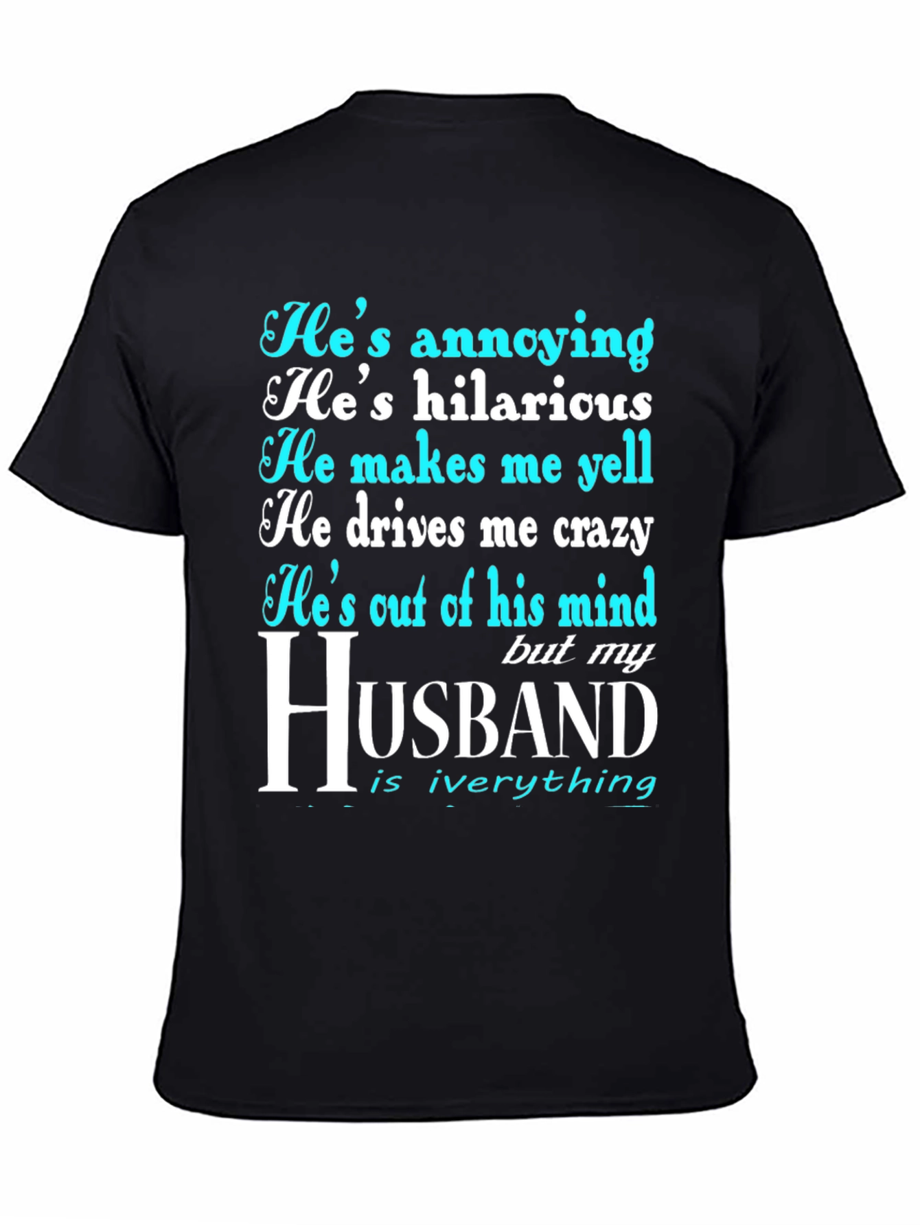 Husband Graphic Novelty T-Shirt