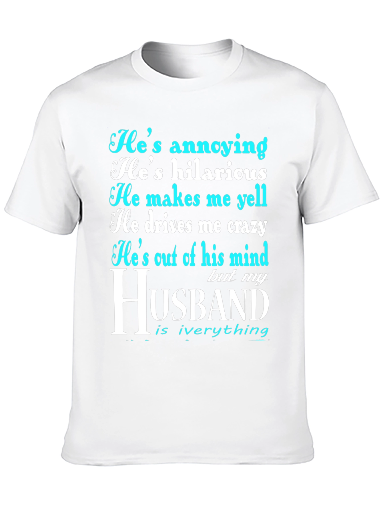Husband Graphic Novelty T-Shirt