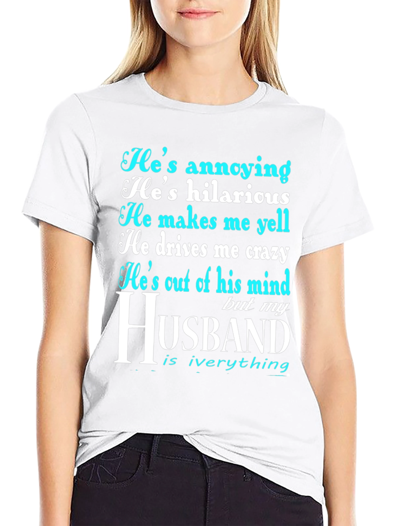 Husband Graphic Novelty T-Shirt