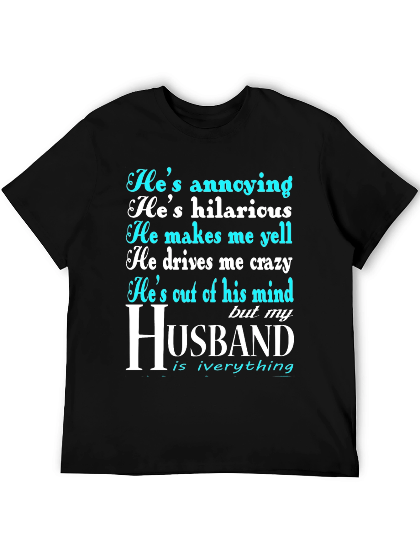 Husband Graphic Novelty T-Shirt