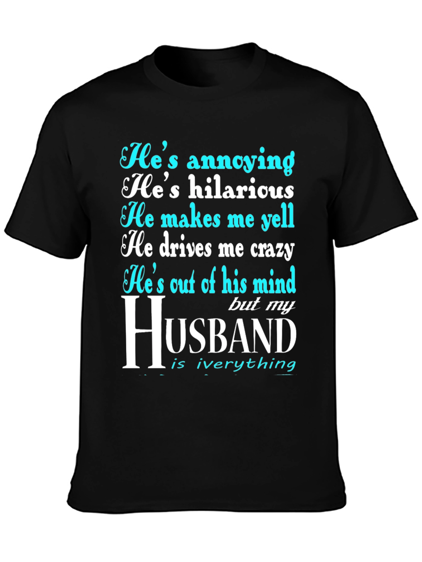 Husband Graphic Novelty T-Shirt