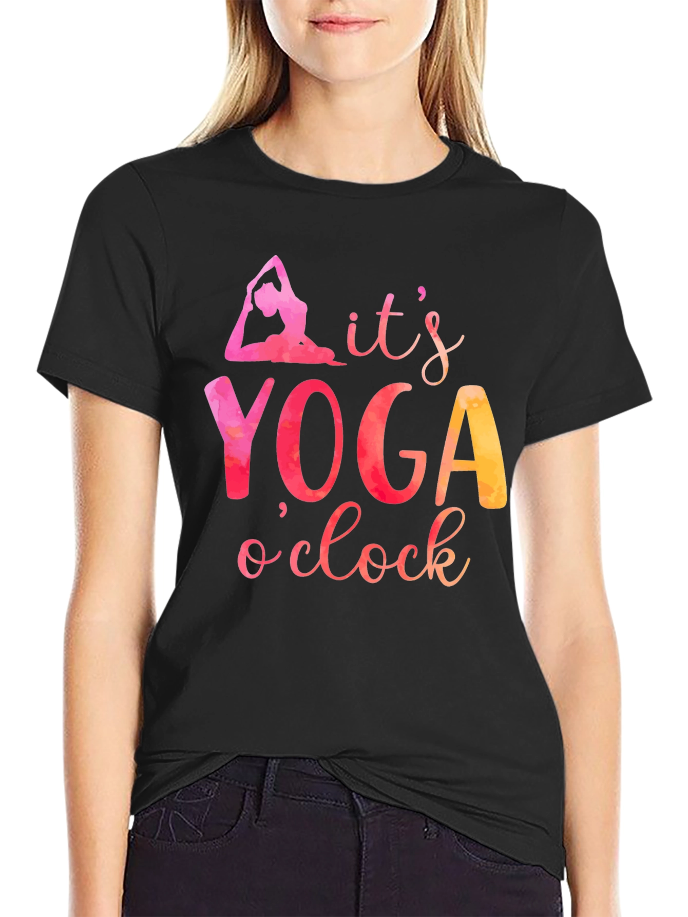 Yoga OClock Graphic T-Shirt