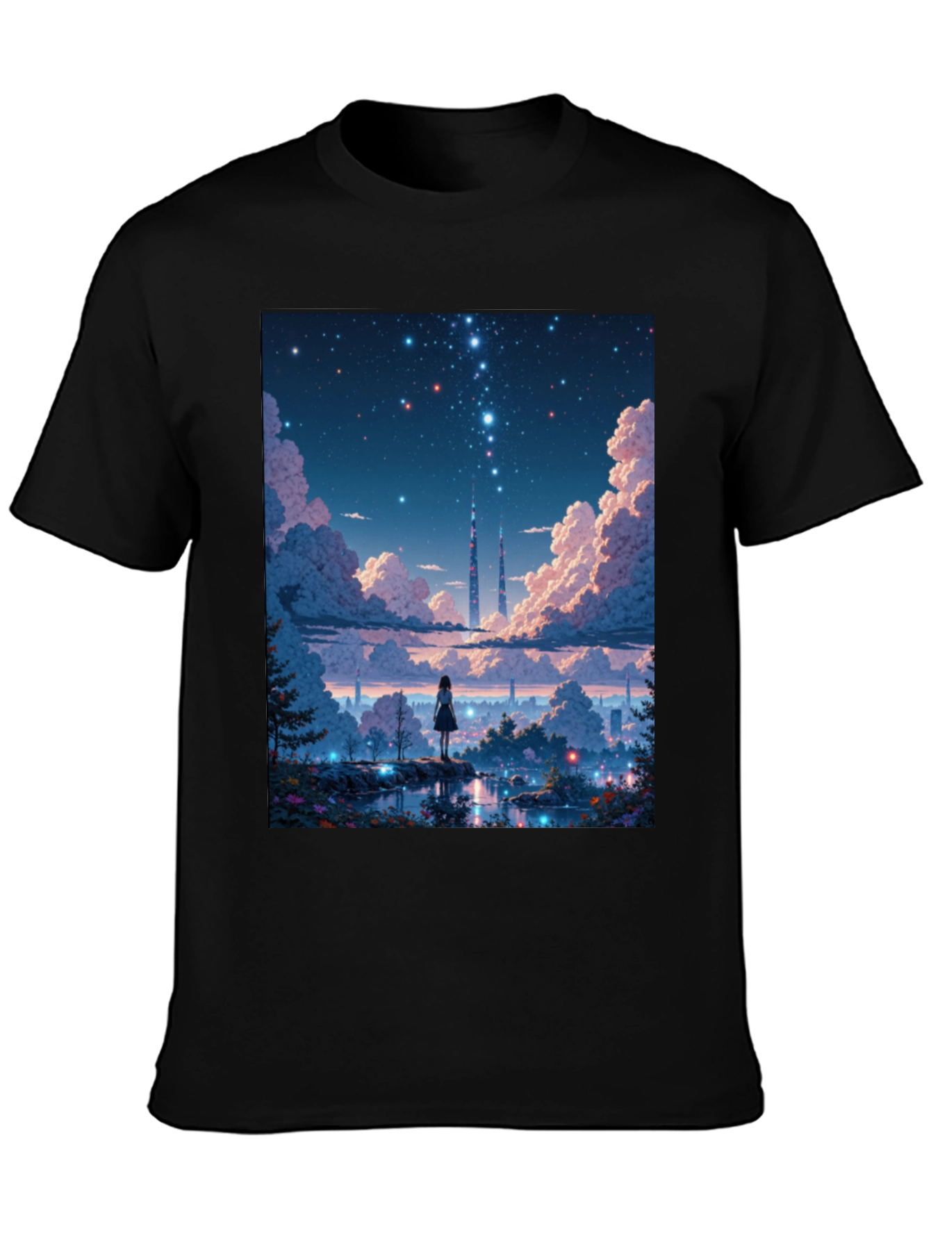 Anime Stargazing T-Shirt