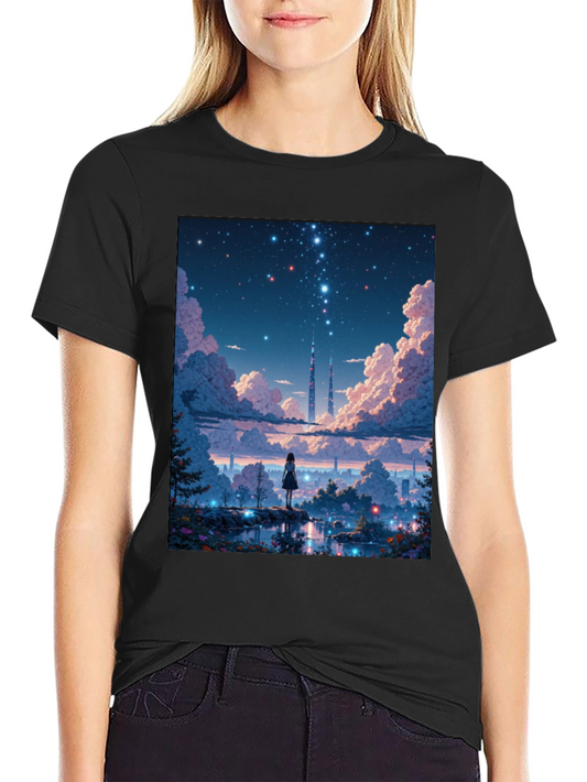 Anime Stargazing T-Shirt