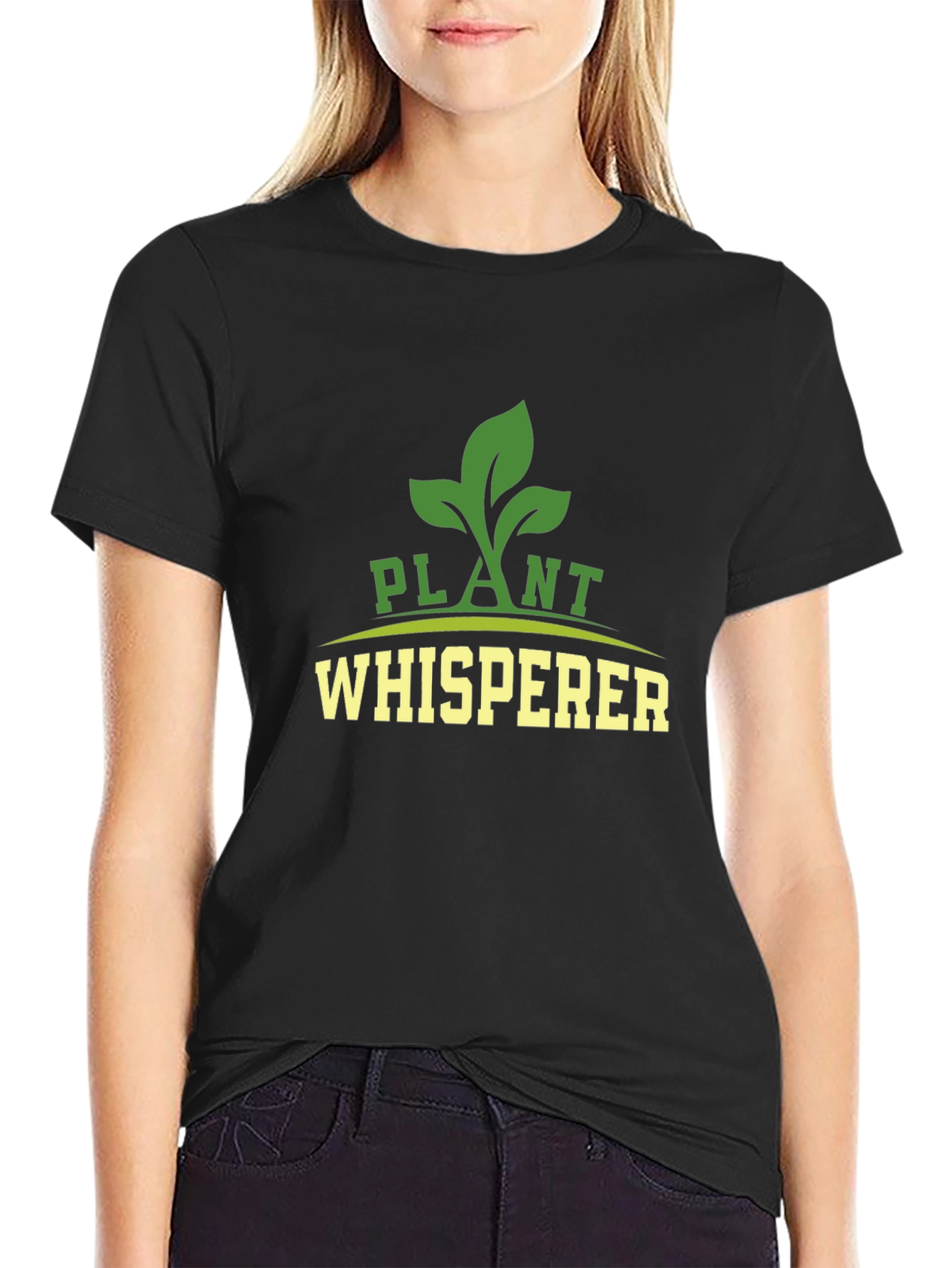 Plant Whisperer Graphic Tee - Black