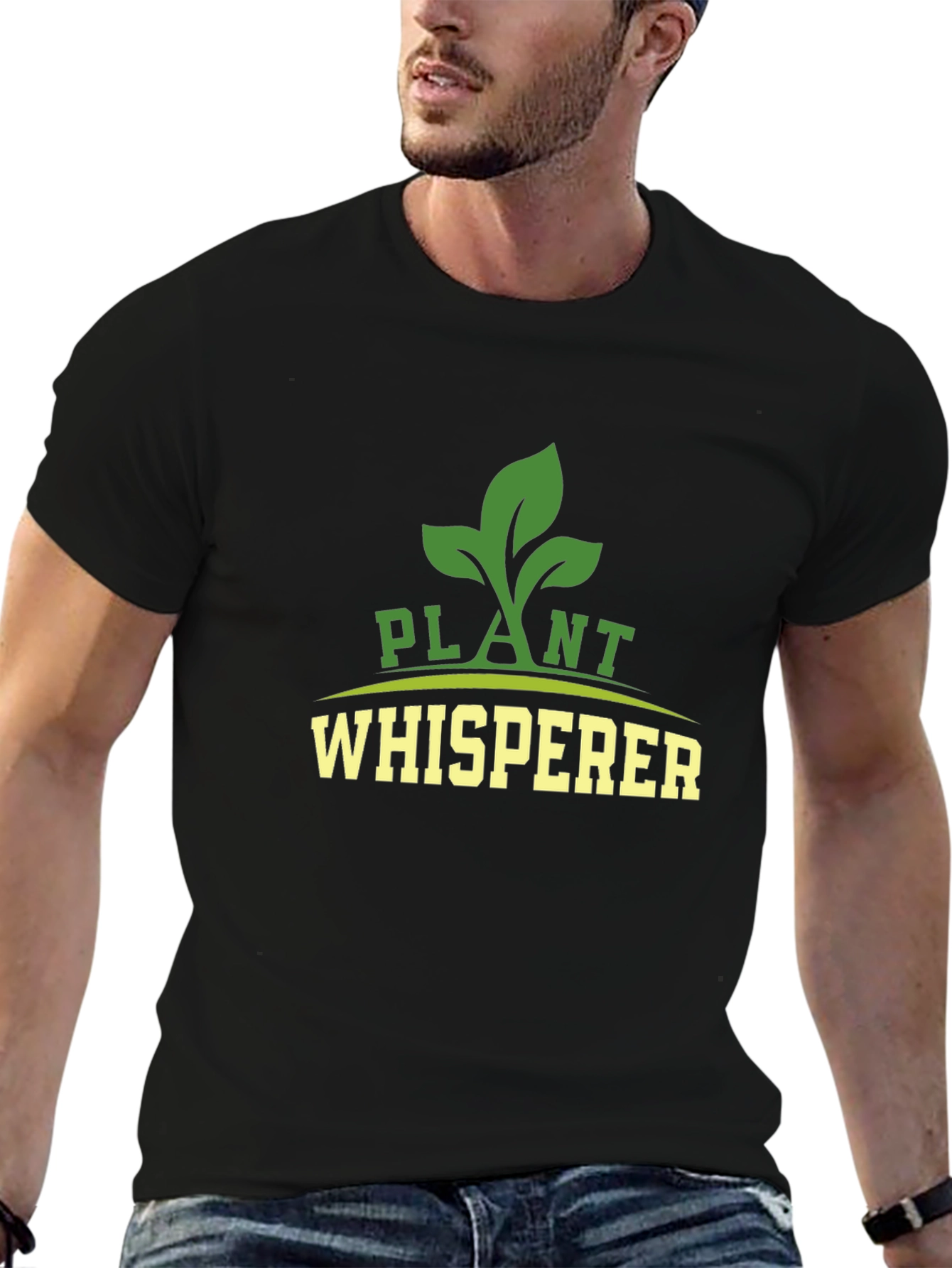 Plant Whisperer Graphic Tee - Black