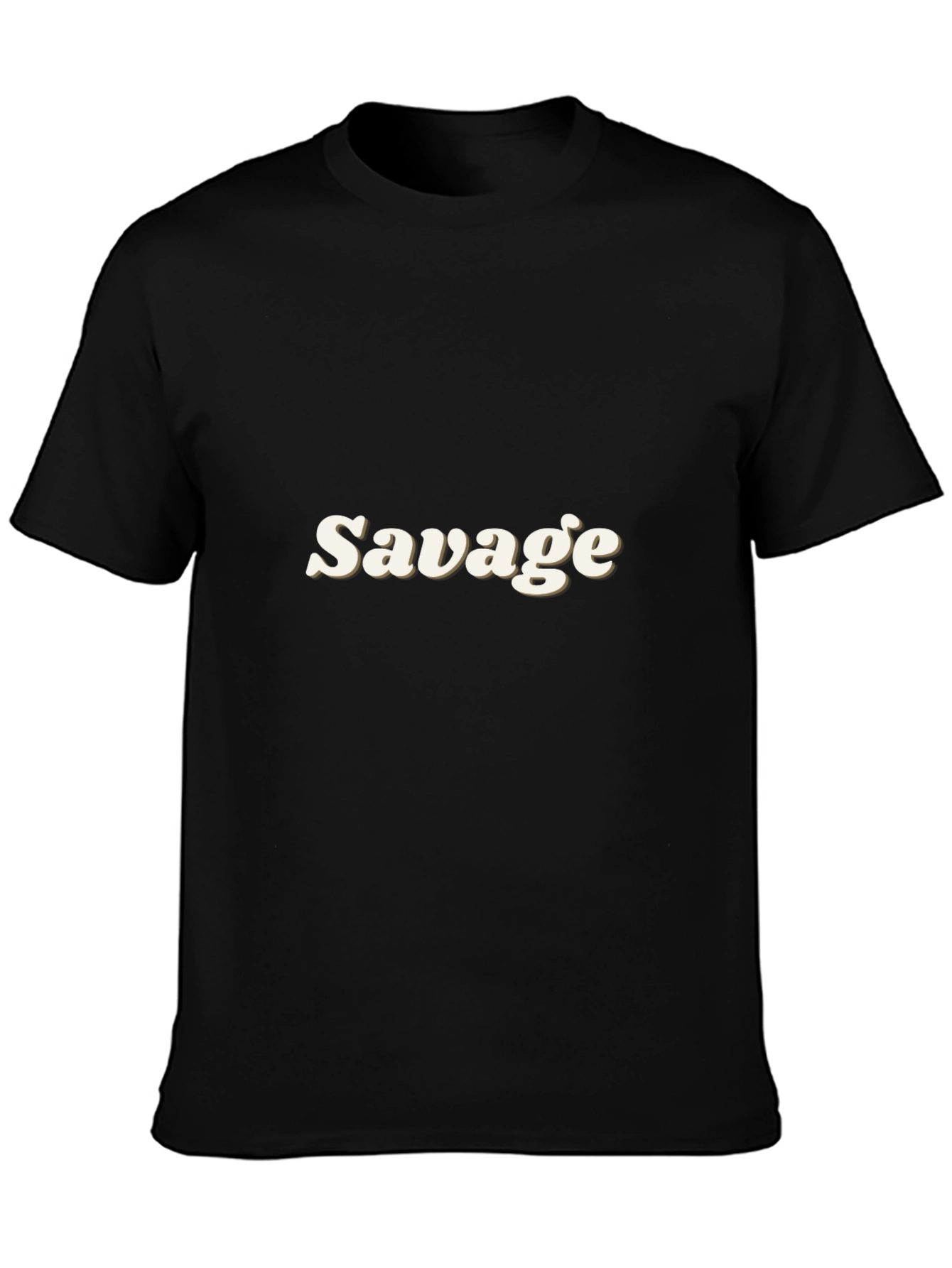 Savage Graphic Tee - Mens Black T-Shirt