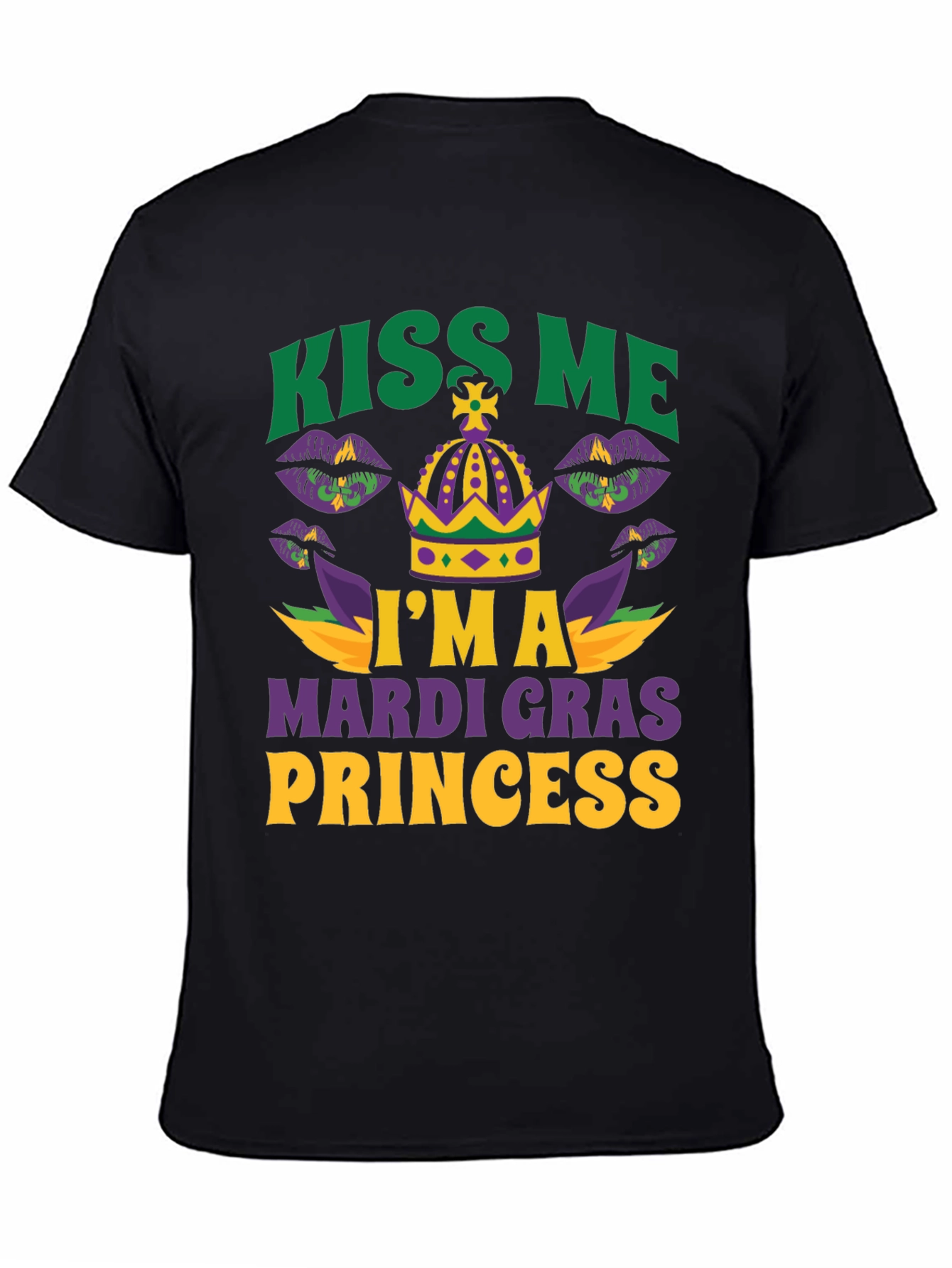 Kiss Me Im A Mardi Gras Princess T-Shirt