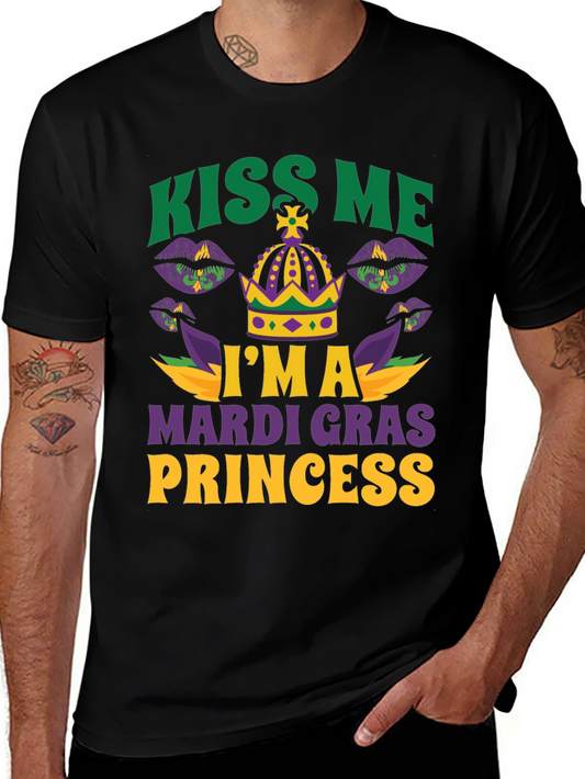 Kiss Me Im A Mardi Gras Princess T-Shirt