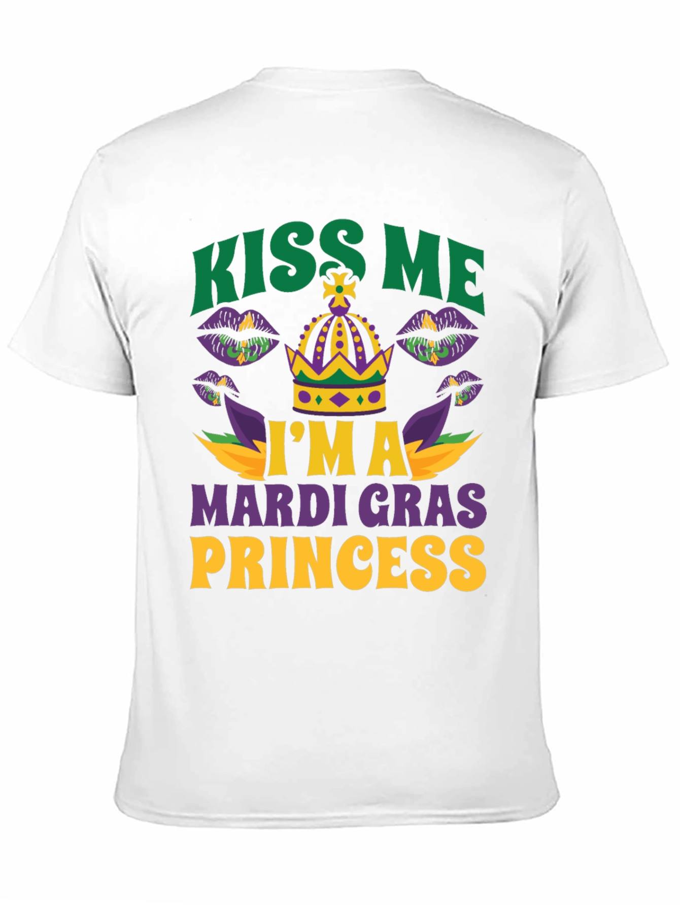 Kiss Me Im A Mardi Gras Princess T-Shirt