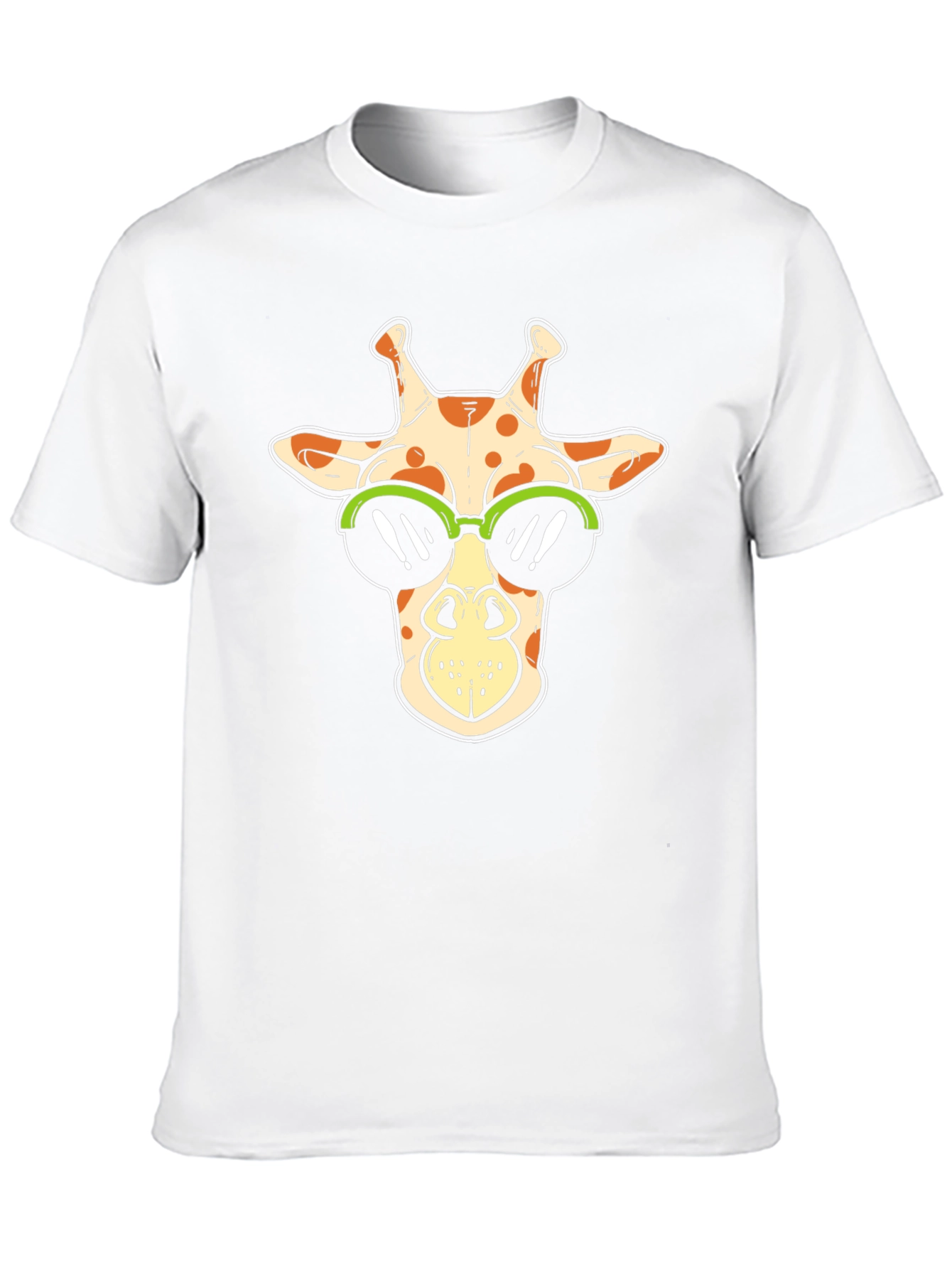 Cool Giraffe Graphic Tee - Black T-Shirt