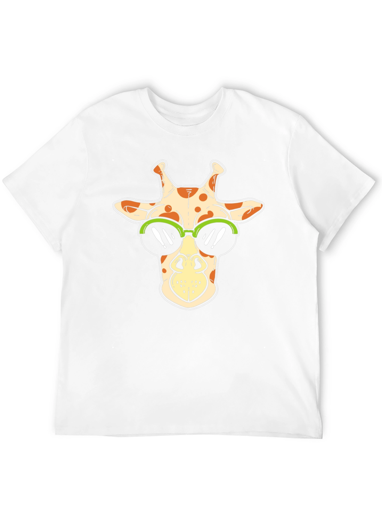 Cool Giraffe Graphic Tee - Black T-Shirt
