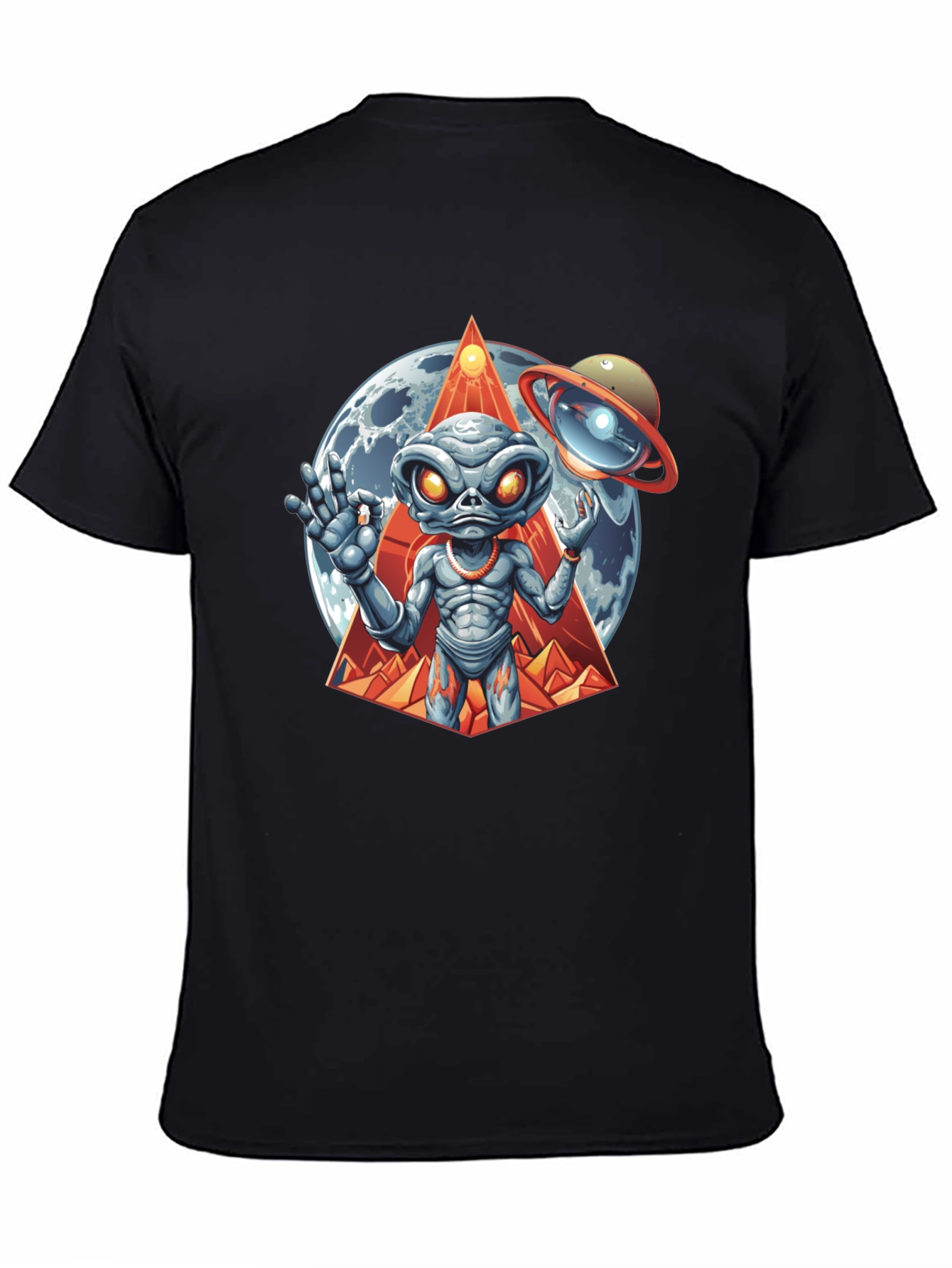 Alien Graphic Tee - Cosmic Style