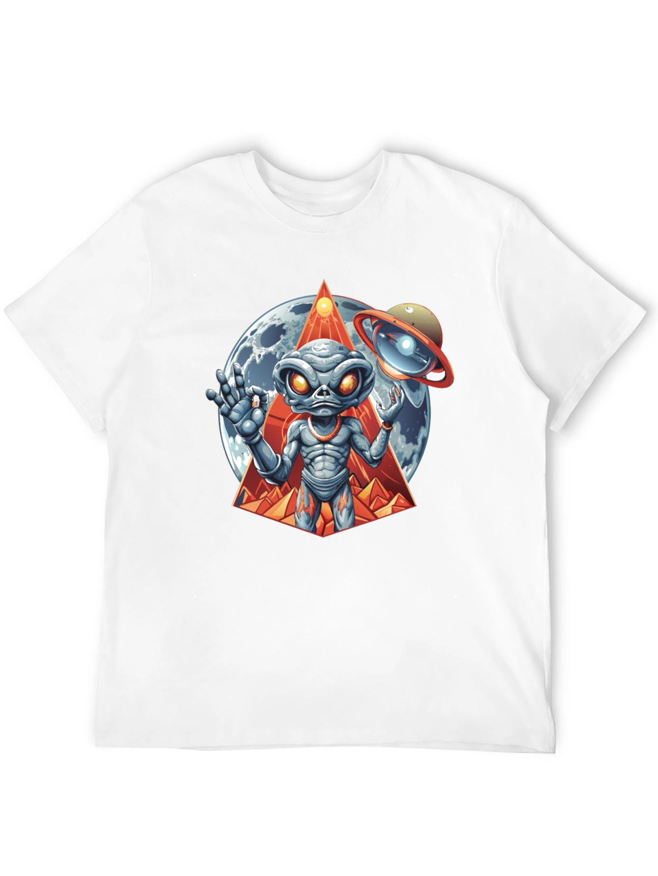 Alien Graphic Tee - Cosmic Style