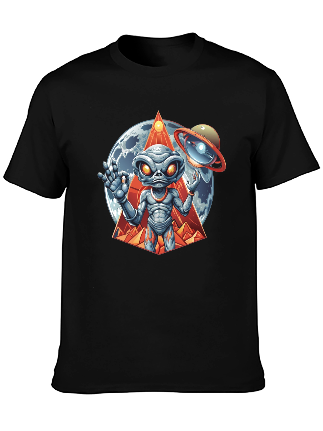 Alien Graphic Tee - Cosmic Style