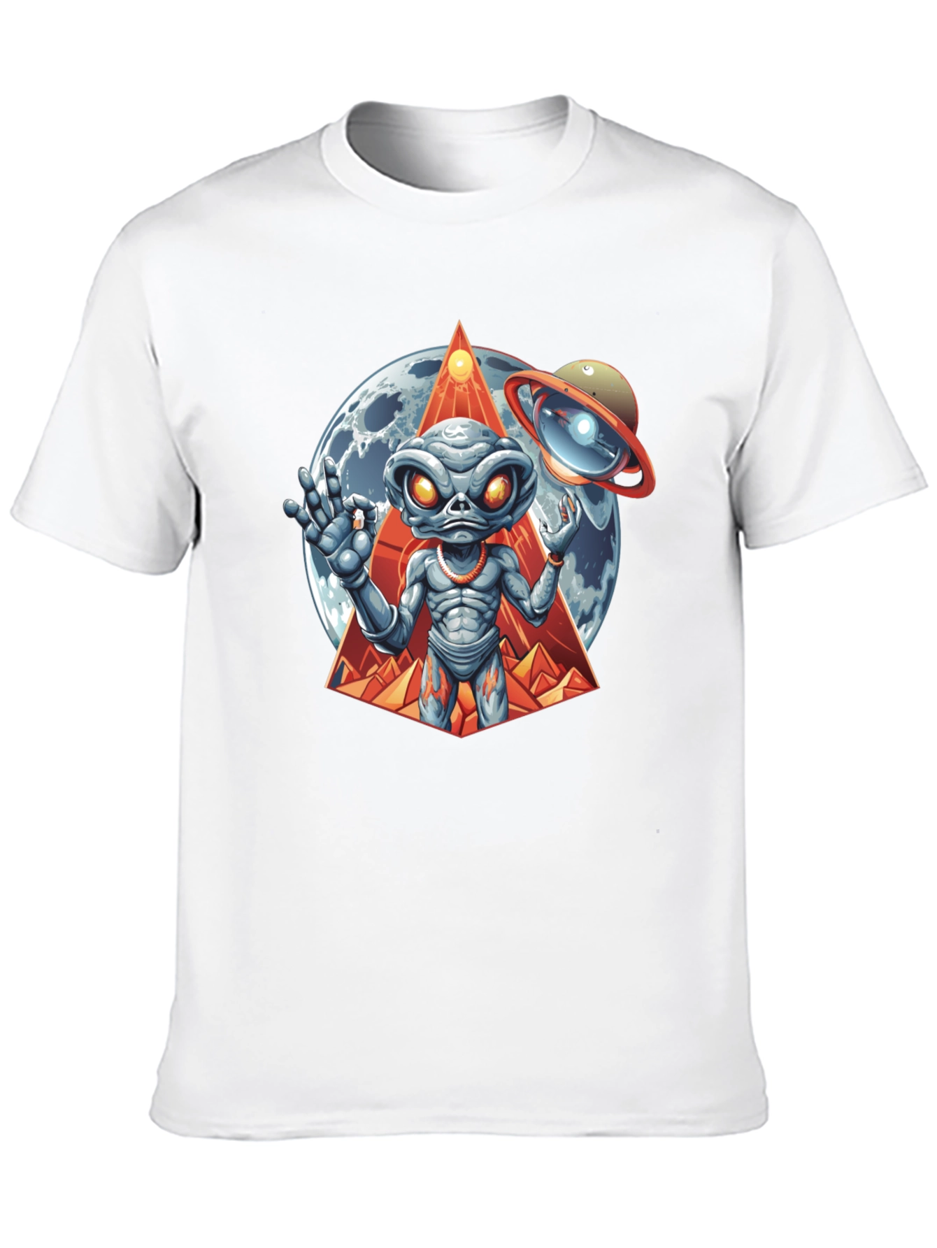 Alien Graphic Tee - Cosmic Style