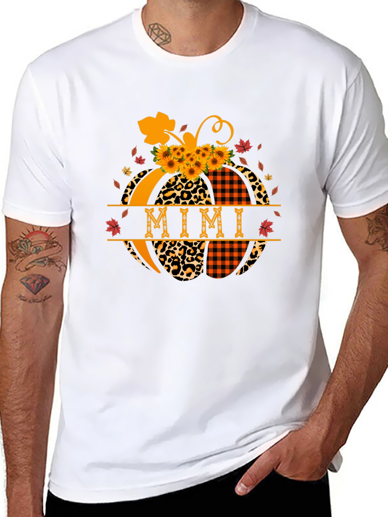 Mimi Pumpkin T-Shirt Fall Thanksgiving