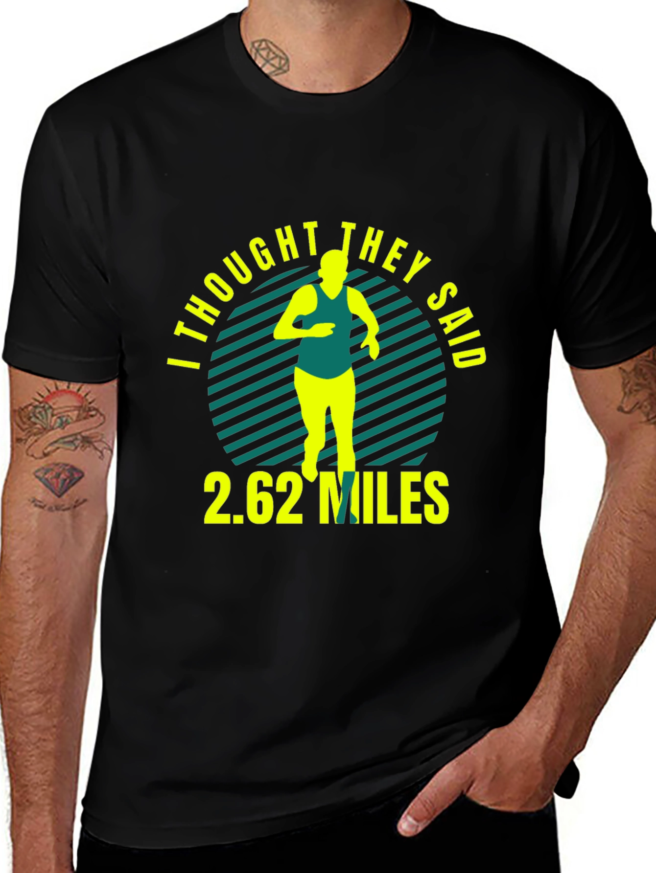 Funny Marathon T-Shirt - 2.62 Miles Joke Tee