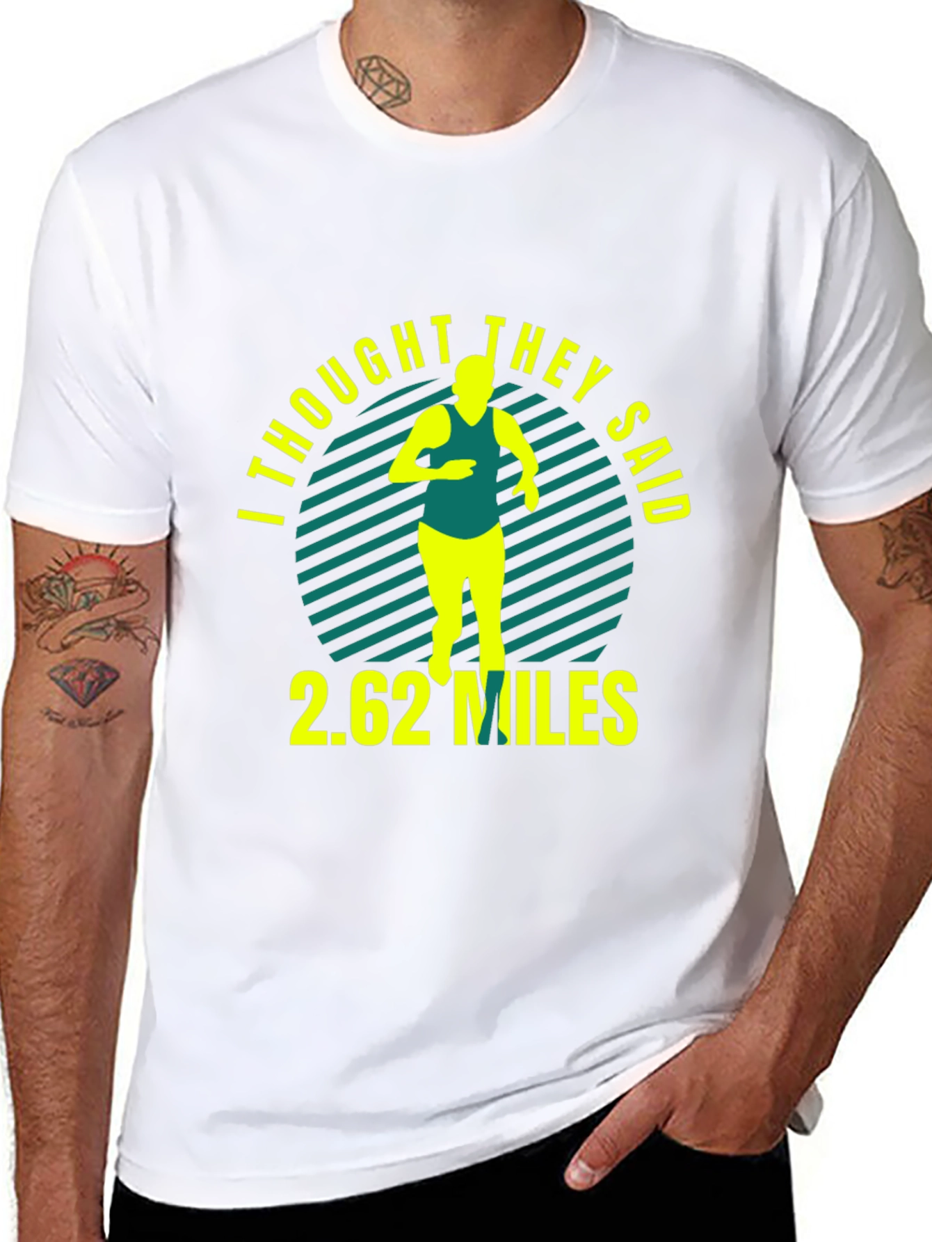 Funny Marathon T-Shirt - 2.62 Miles Joke Tee