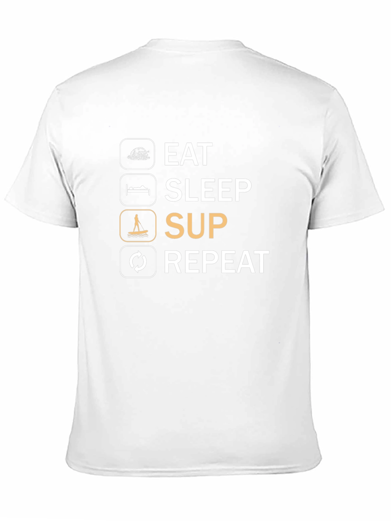 Eat Sleep SUP Repeat Graphic Tee