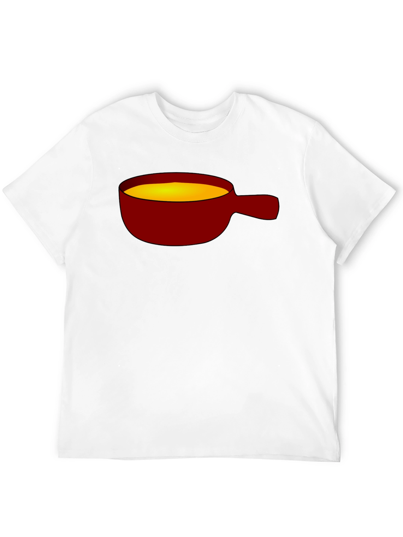 Soup Ladle Graphic Tee - Black Cotton T-Shirt